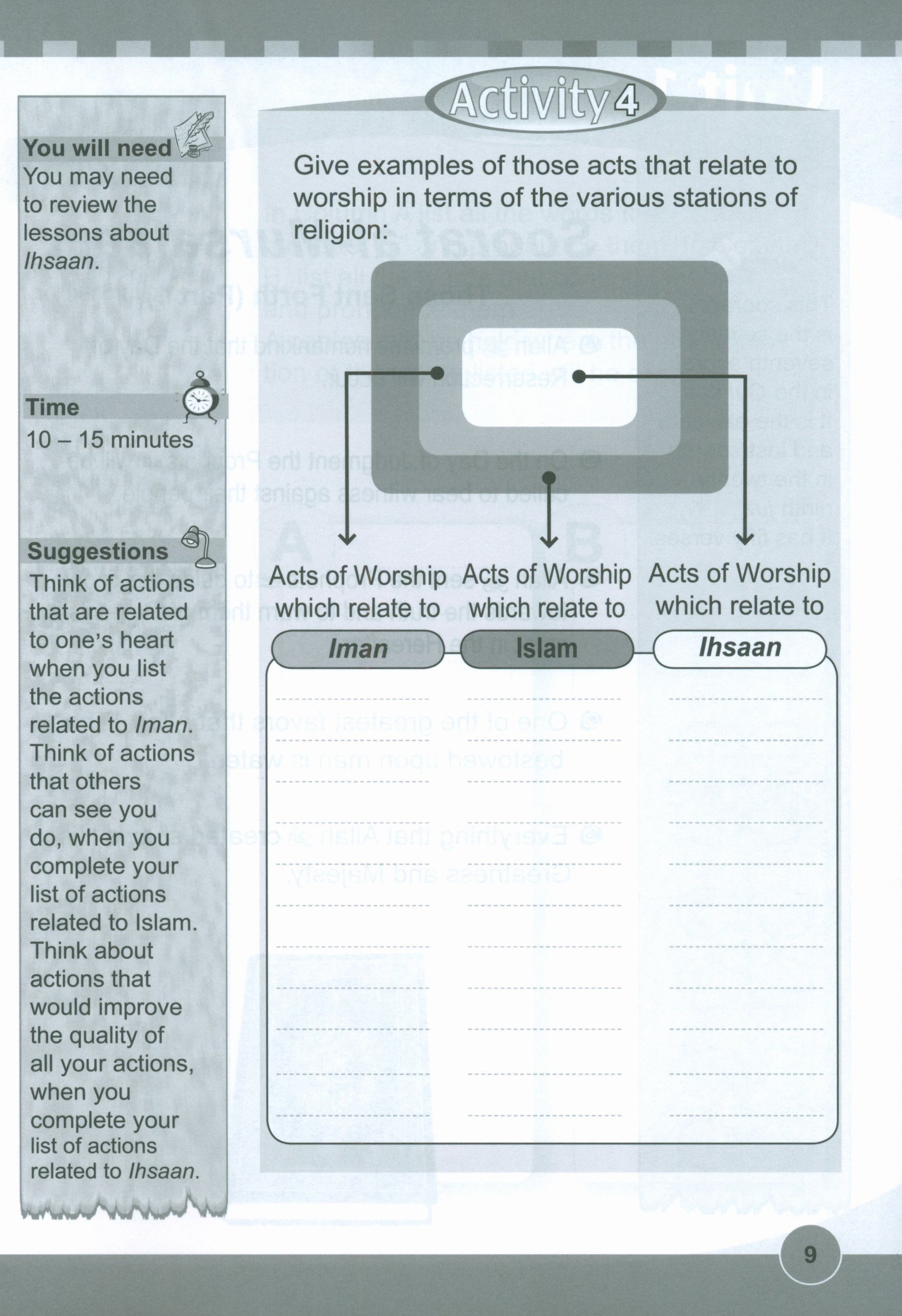 ICO Islamic Studies Workbook Level 4 Part 1