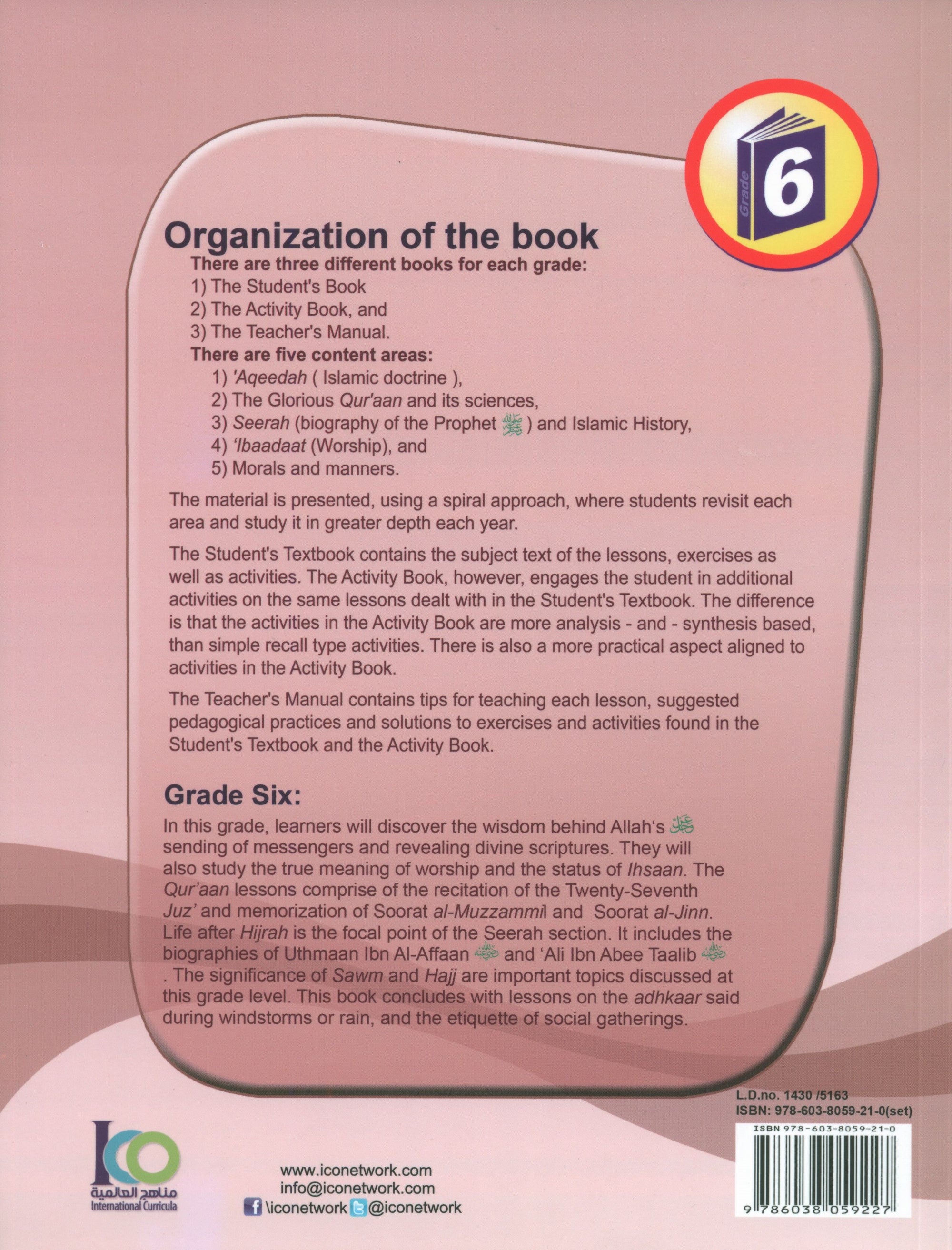 ICO Islamic Studies Teacher's Manual Level 6 Part 1