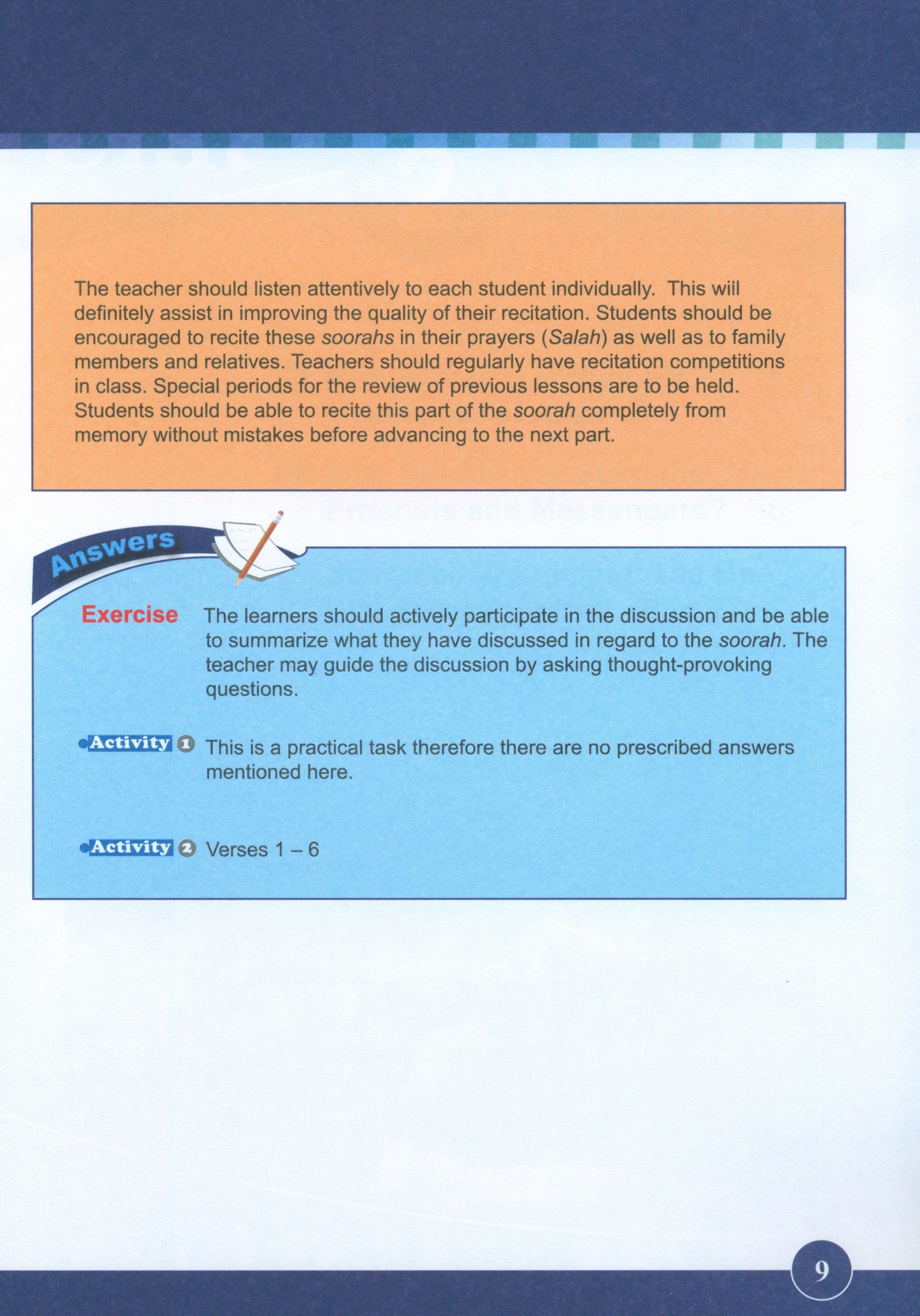 ICO Islamic Studies Teacher's Manual Level 6 Part 1