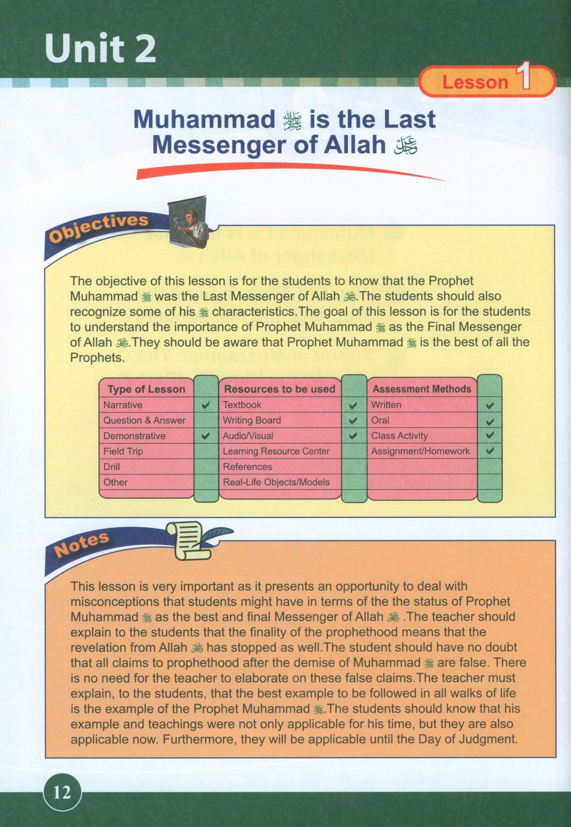 ICO Islamic Studies Teacher's Manual Level 6 Part 1