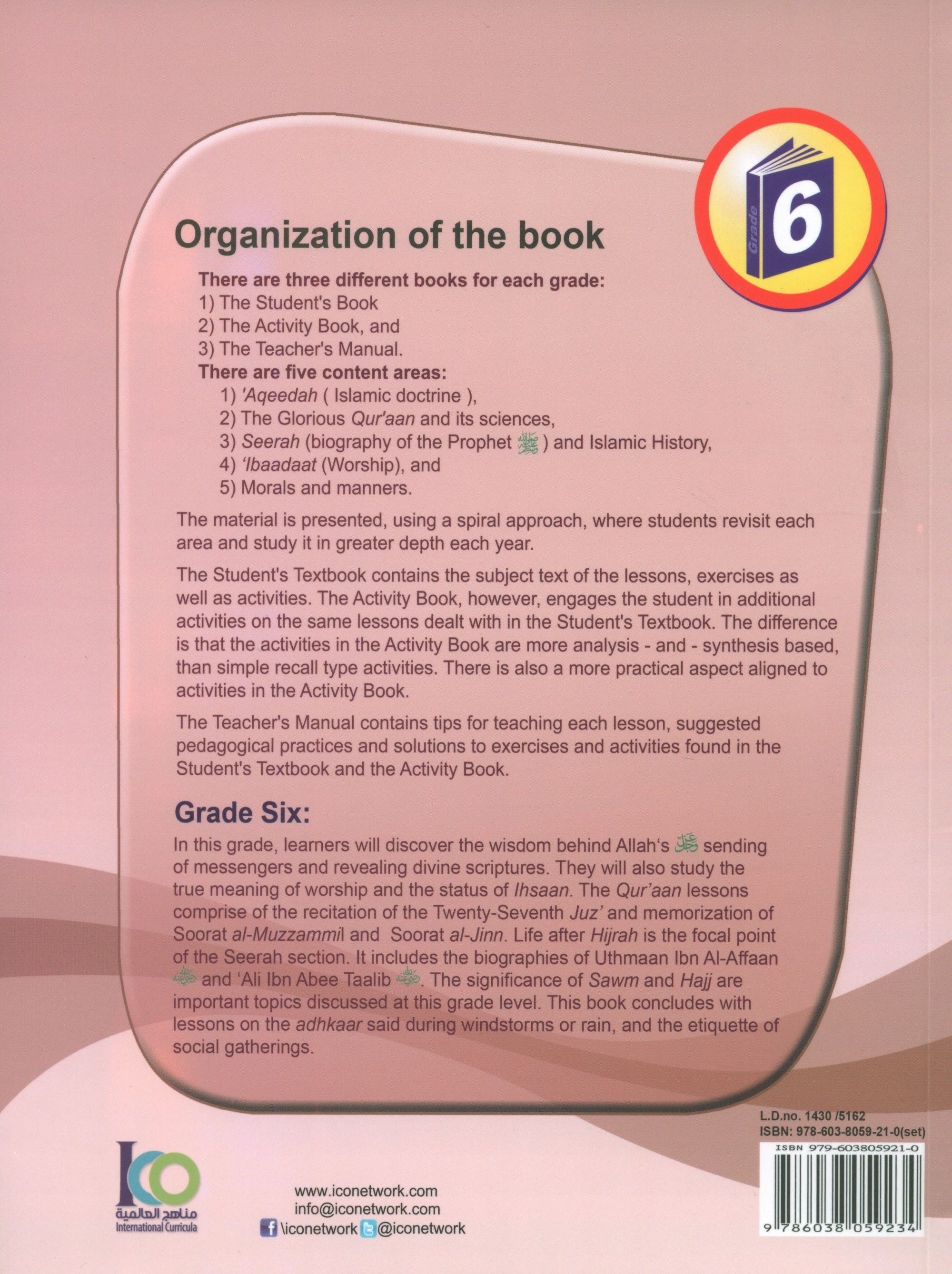 ICO Islamic Studies Teacher's Manual Level 6 Part 2