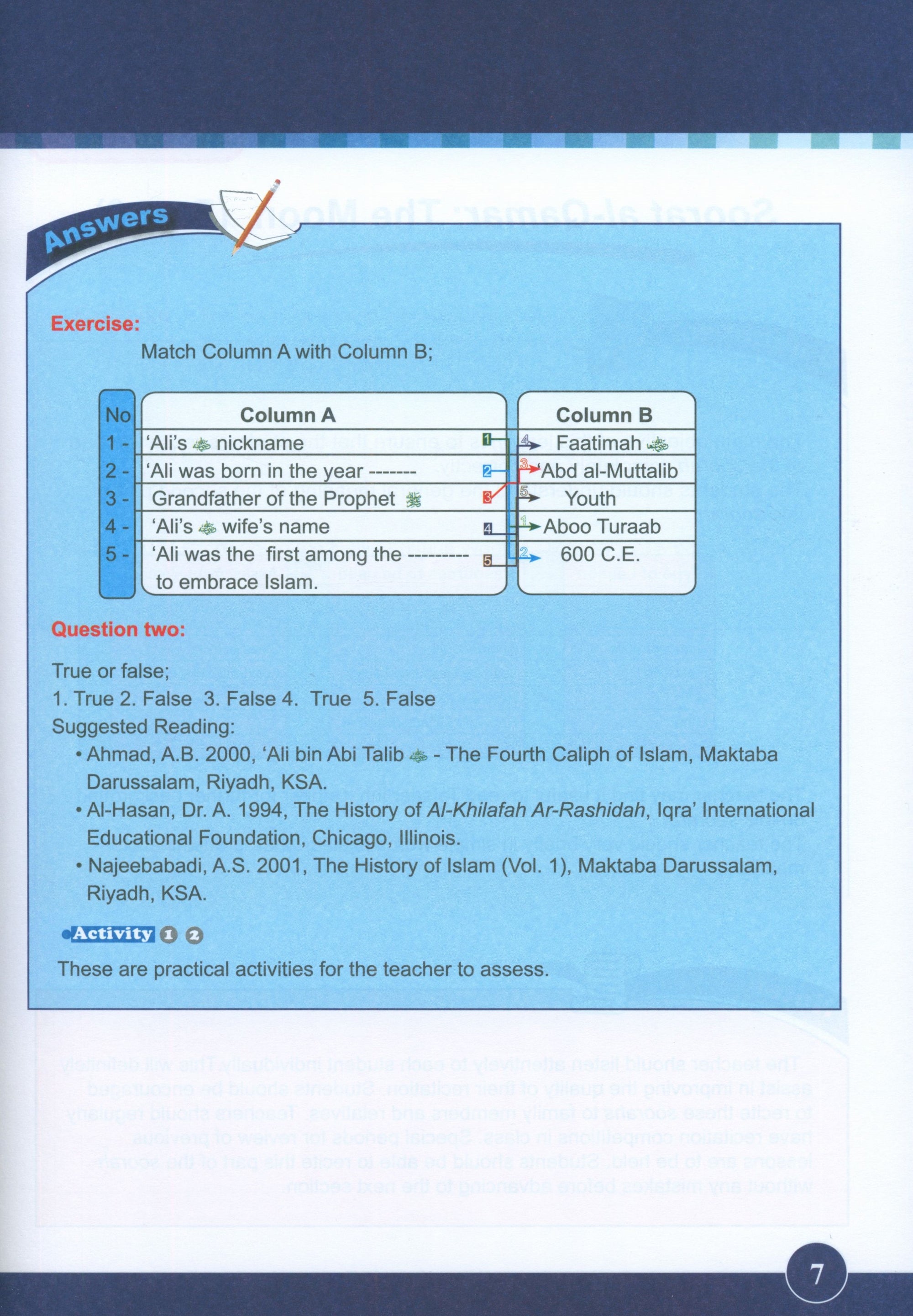 ICO Islamic Studies Teacher's Manual Level 6 Part 2