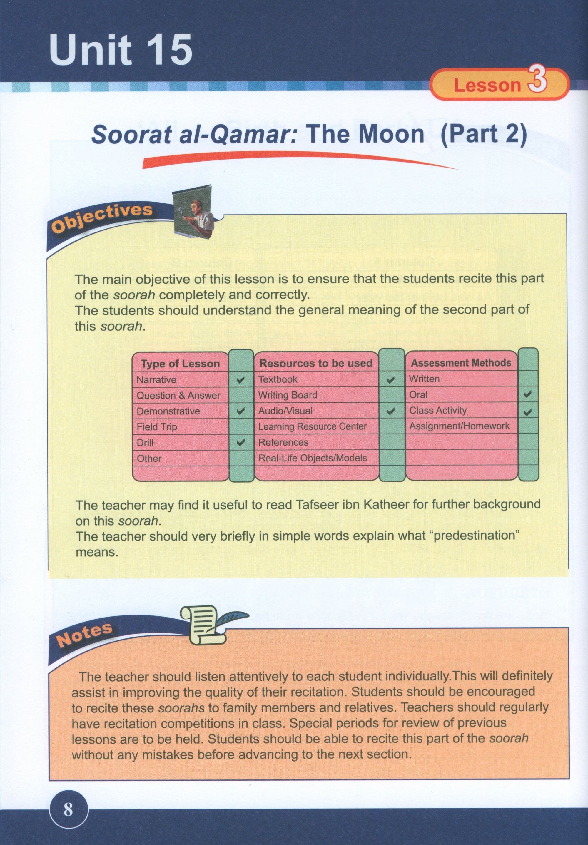 ICO Islamic Studies Teacher's Manual Level 6 Part 2