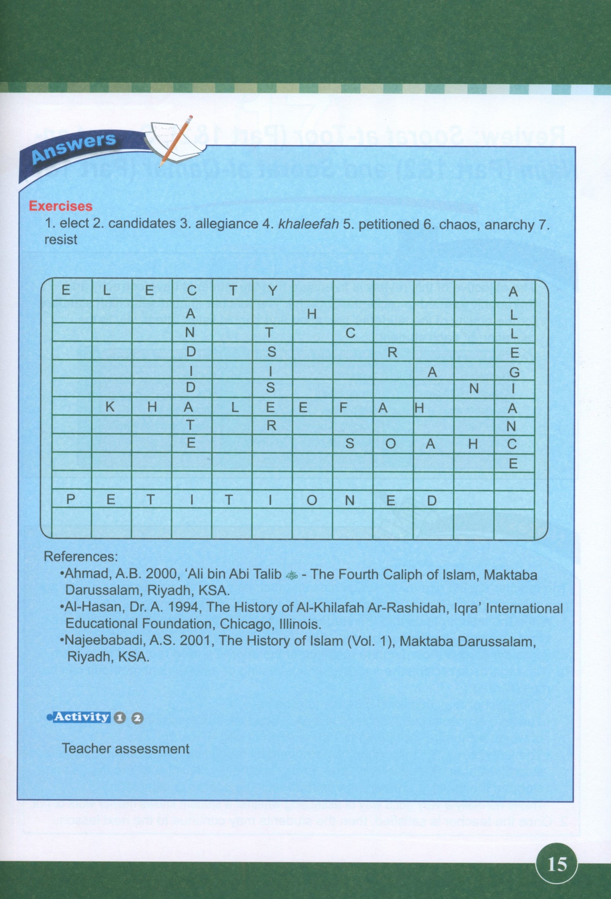 ICO Islamic Studies Teacher's Manual Level 6 Part 2