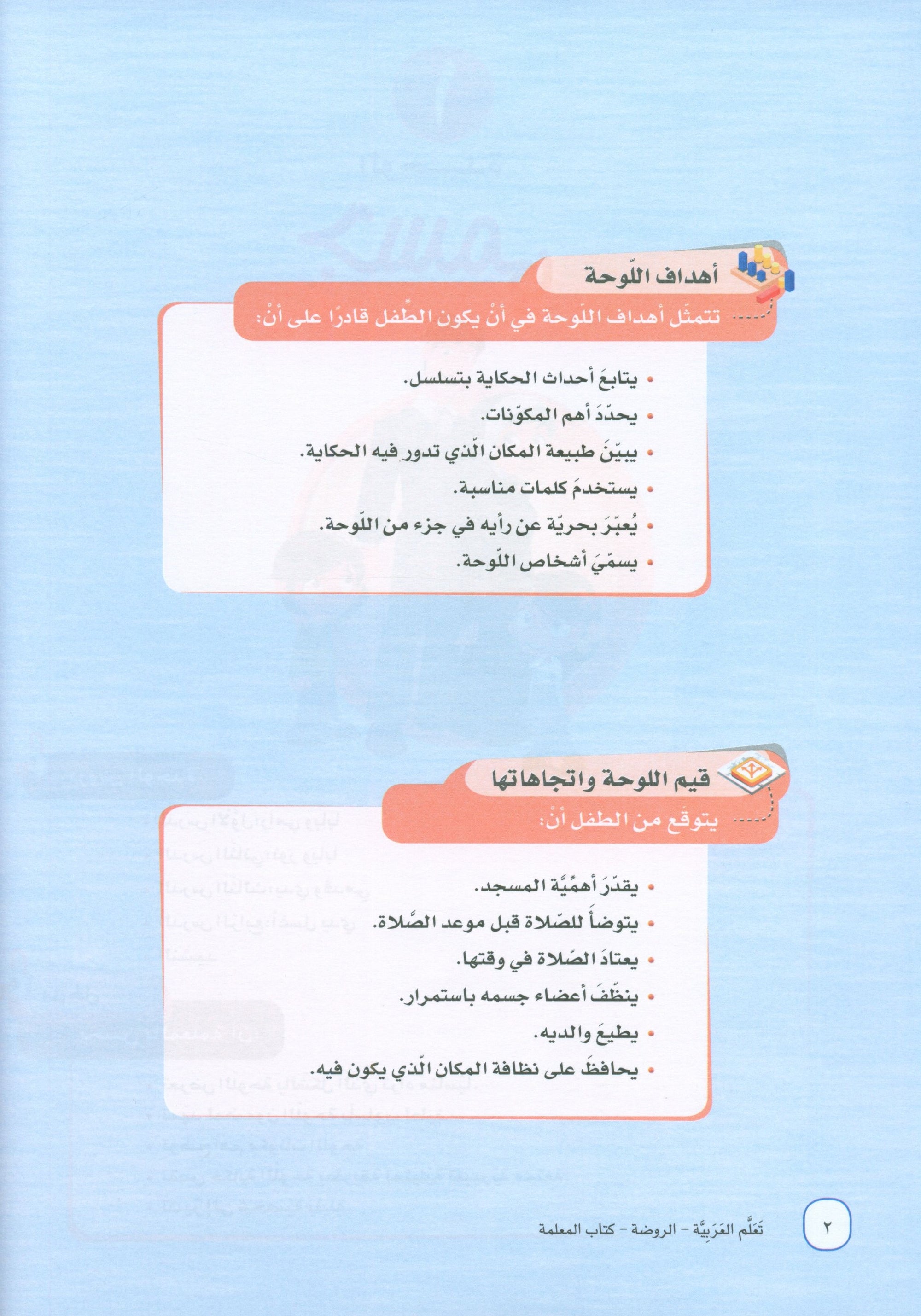 ICO Learn Arabic Teacher Book Level PreK تعلم العربية كتاب المعلم مرحلة الروضة