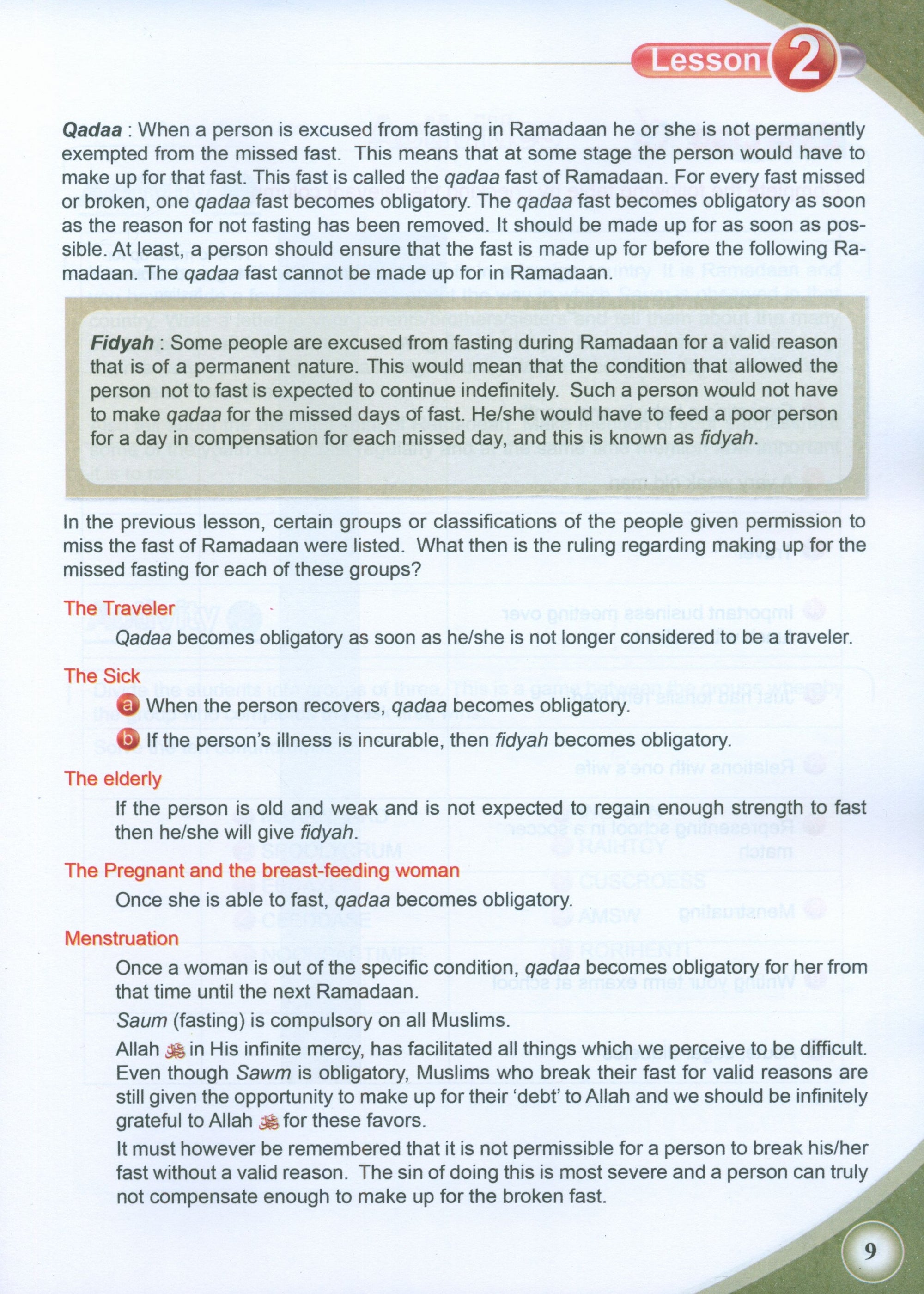 ICO Islamic Studies Textbook Level 9 Part 2