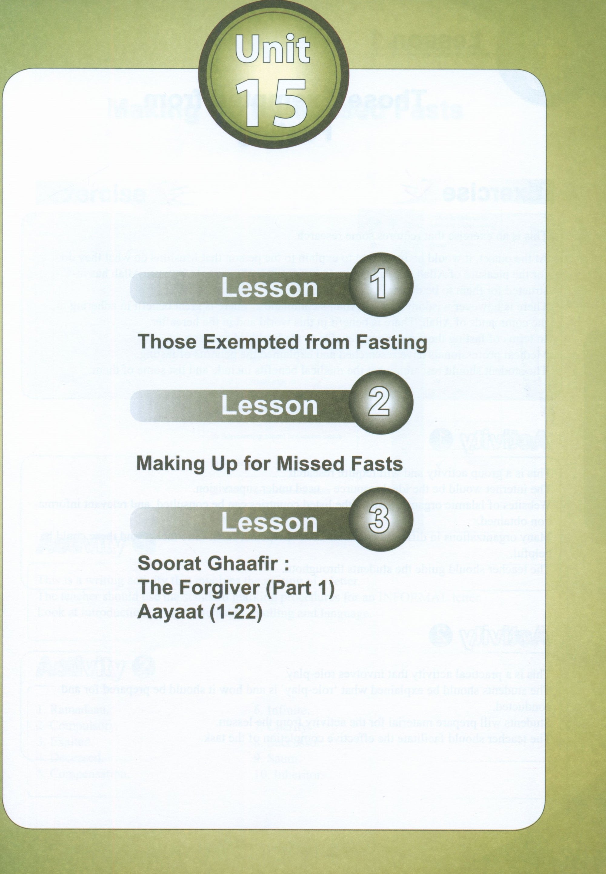 ICO Islamic Studies Teacher's Manual Level 9 Part 2