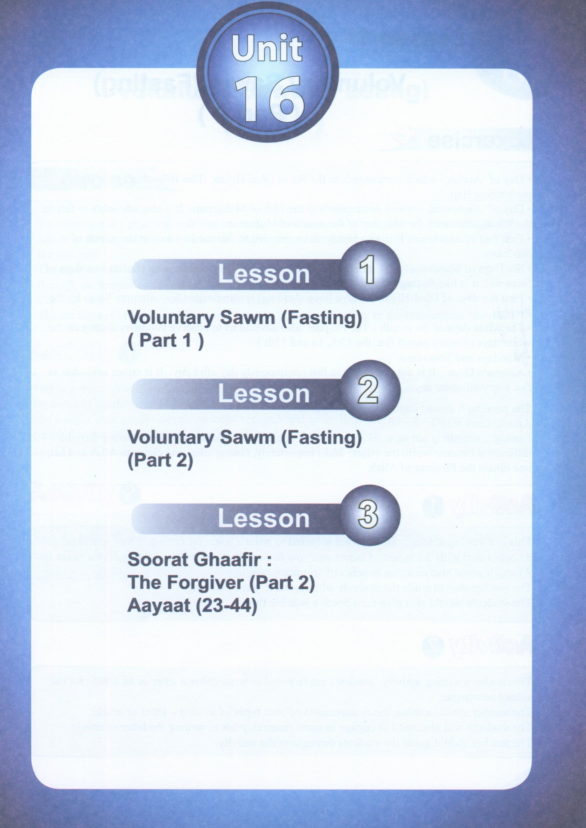 ICO Islamic Studies Teacher's Manual Level 9 Part 2