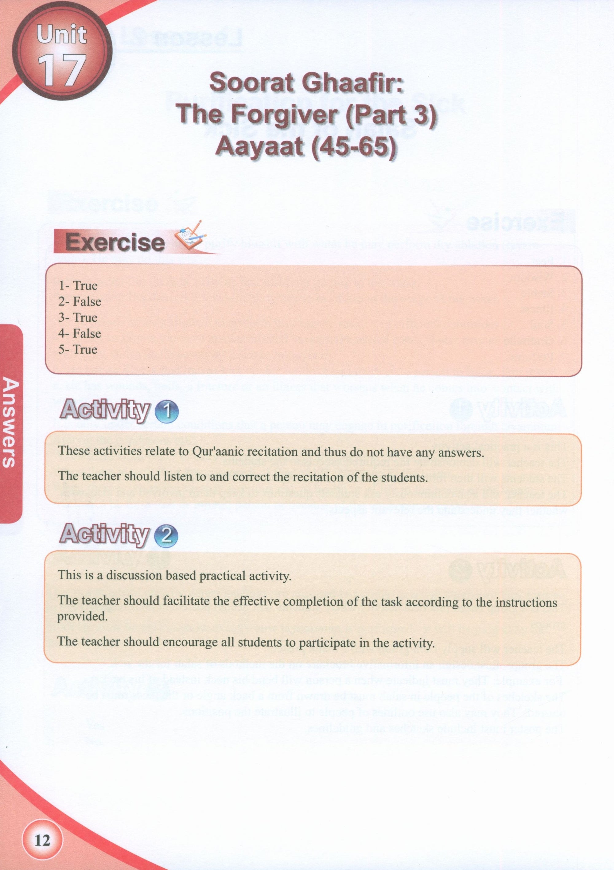 ICO Islamic Studies Teacher's Manual Level 9 Part 2