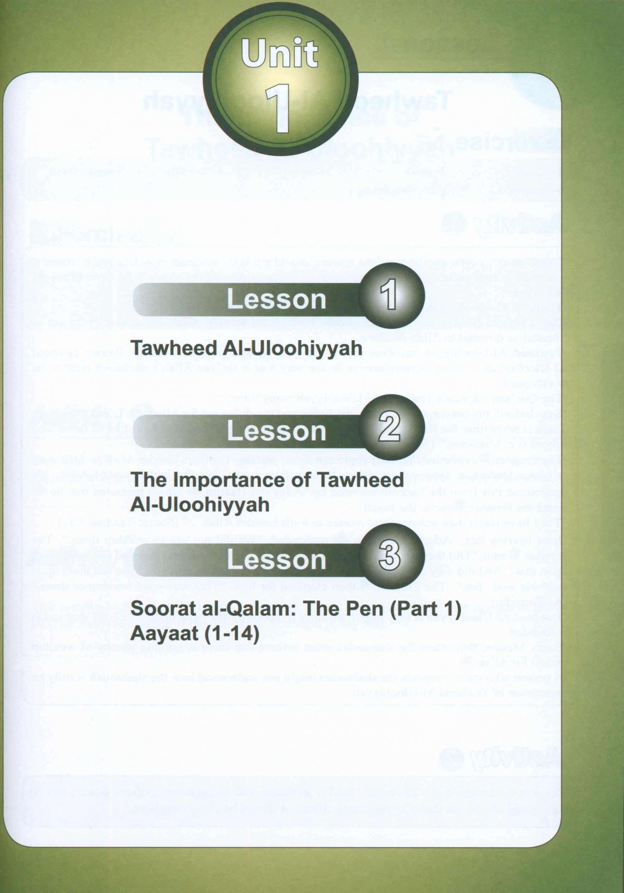 ICO Islamic Studies Teacher's Manual Level 8 Part 1