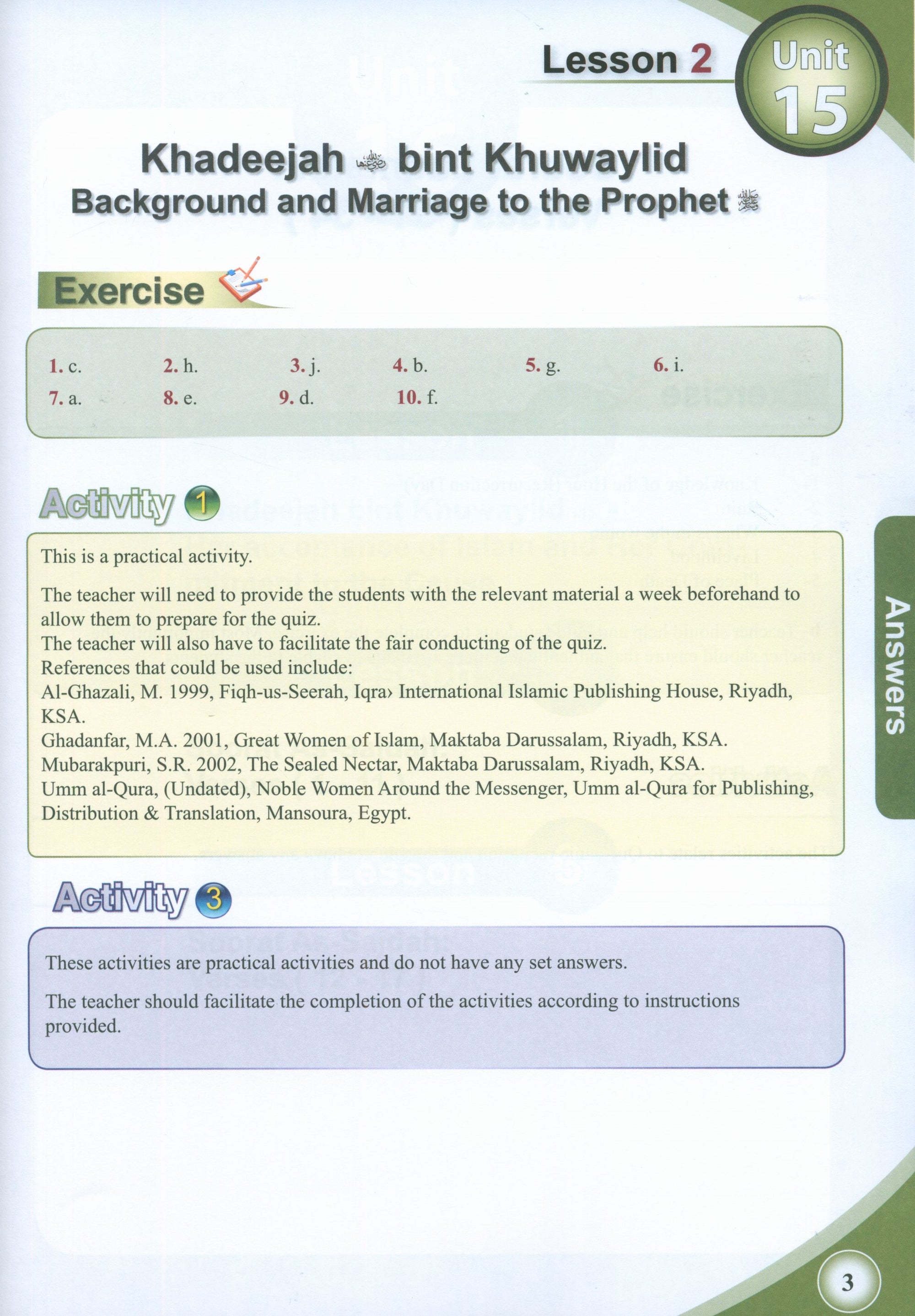 ICO Islamic Studies Teacher's Manual Level 7 Part 2