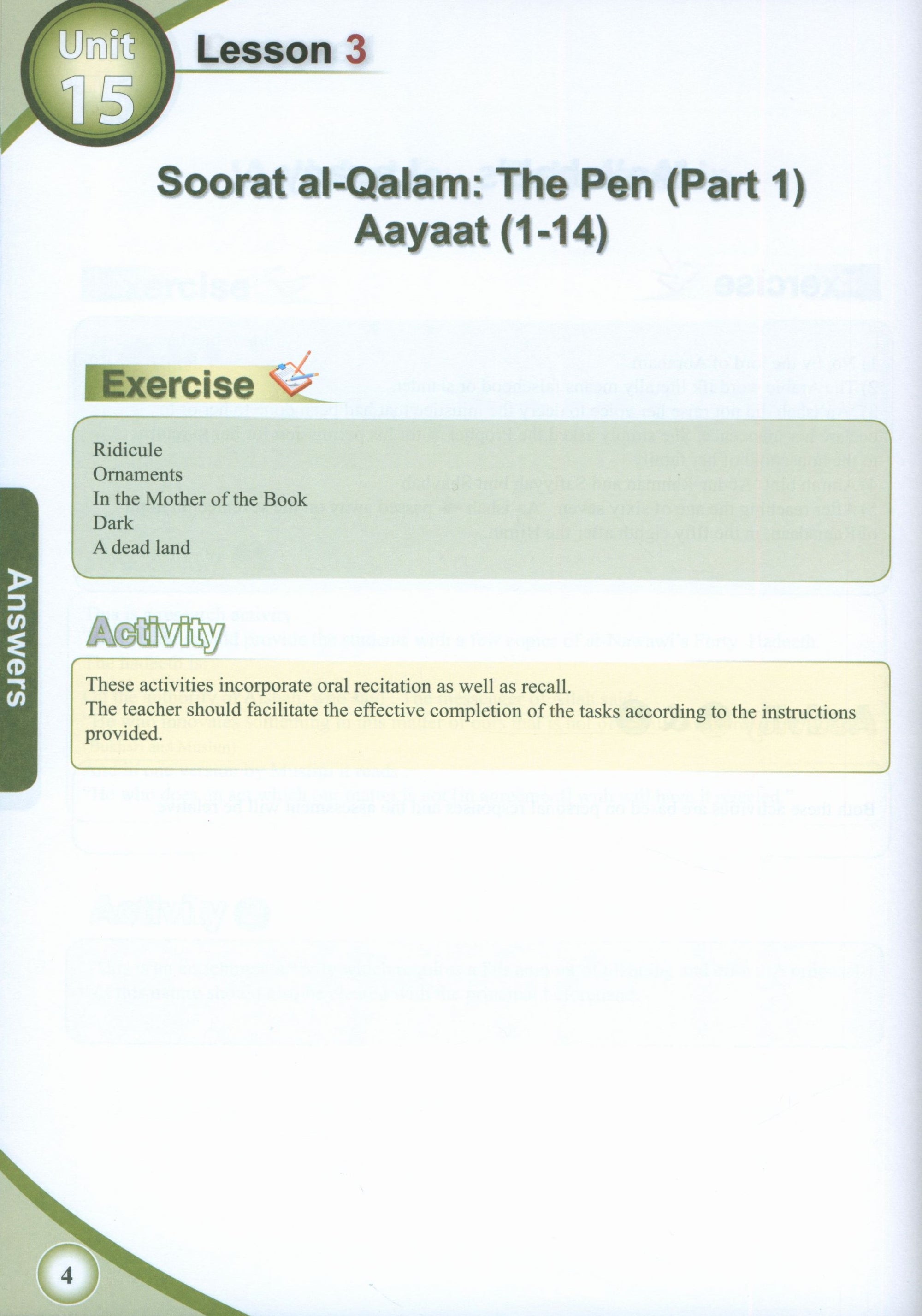 ICO Islamic Studies Teacher's Manual Level 8 Part 2