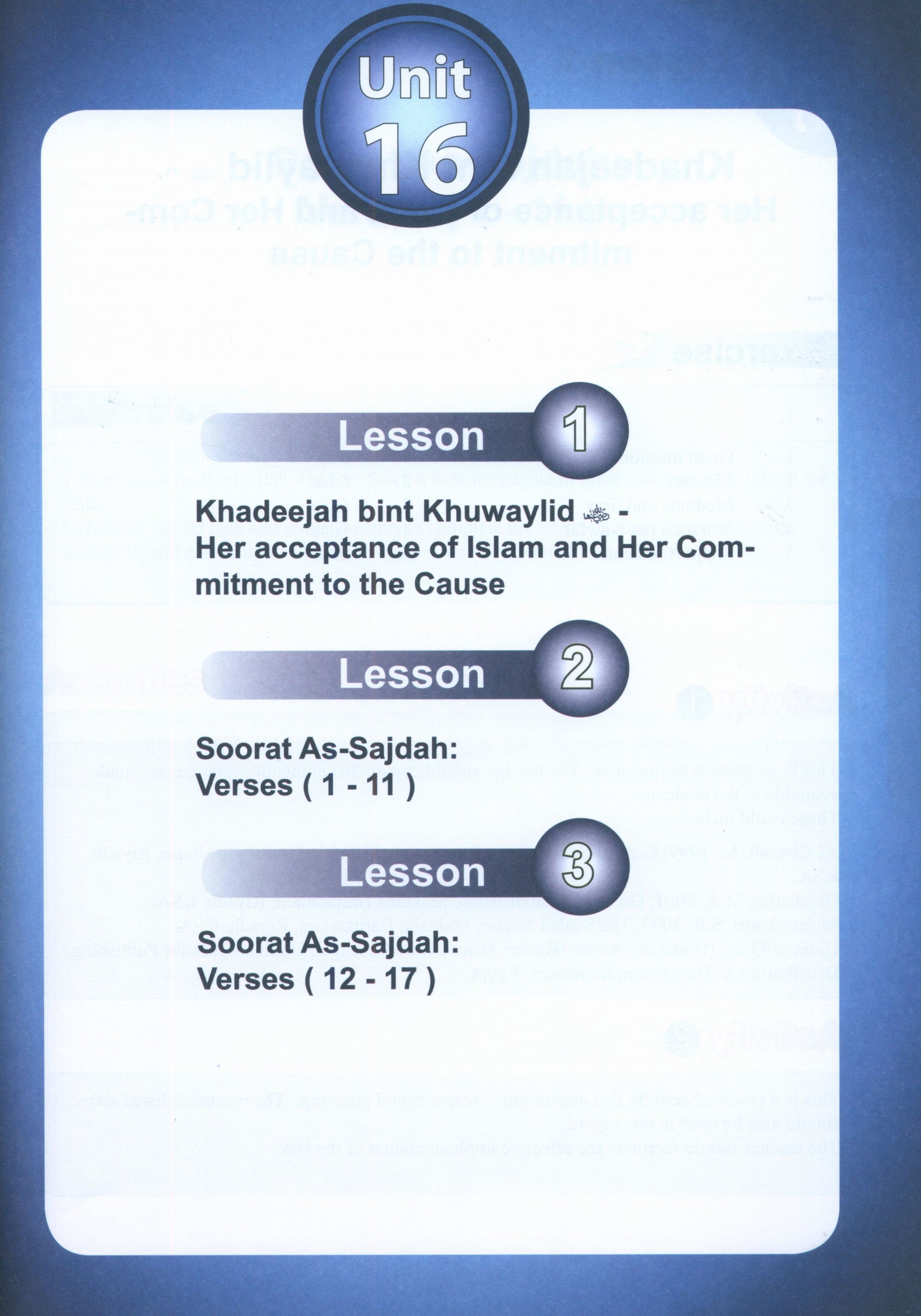 ICO Islamic Studies Teacher's Manual Level 7 Part 2