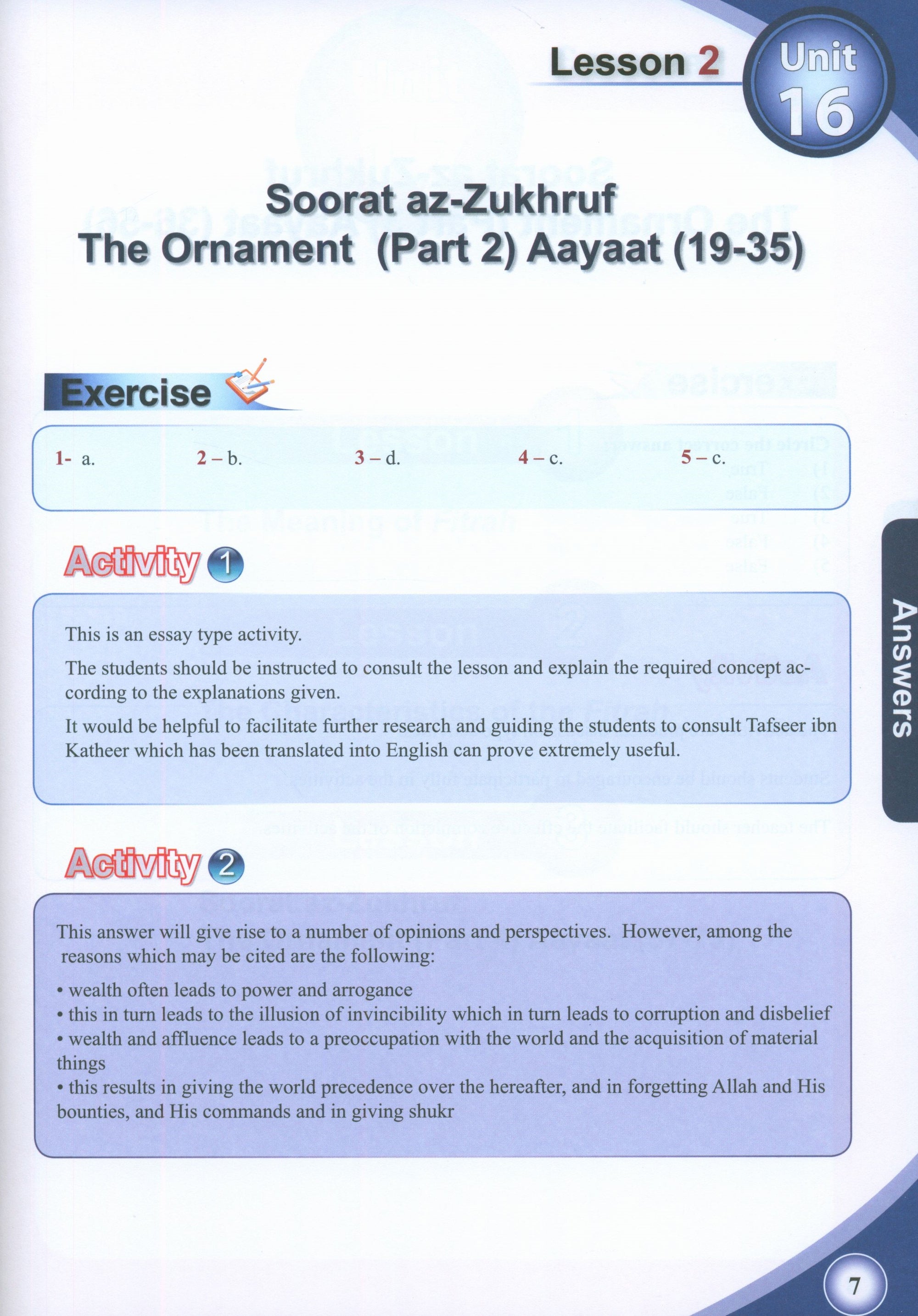 ICO Islamic Studies Teacher's Manual Level 8 Part 2