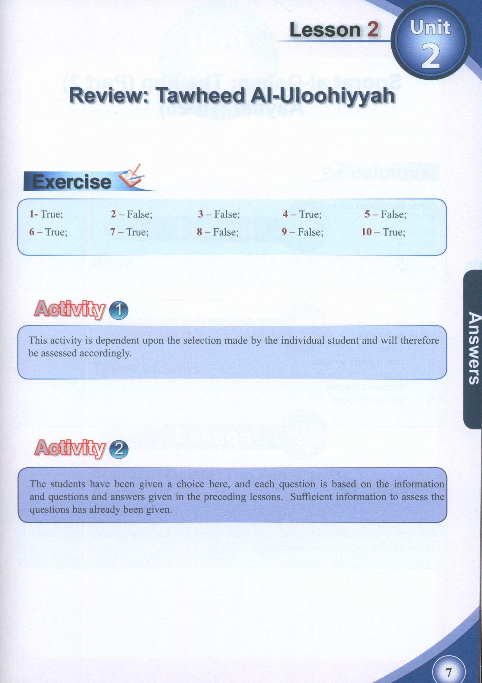 ICO Islamic Studies Teacher's Manual Level 8 Part 1