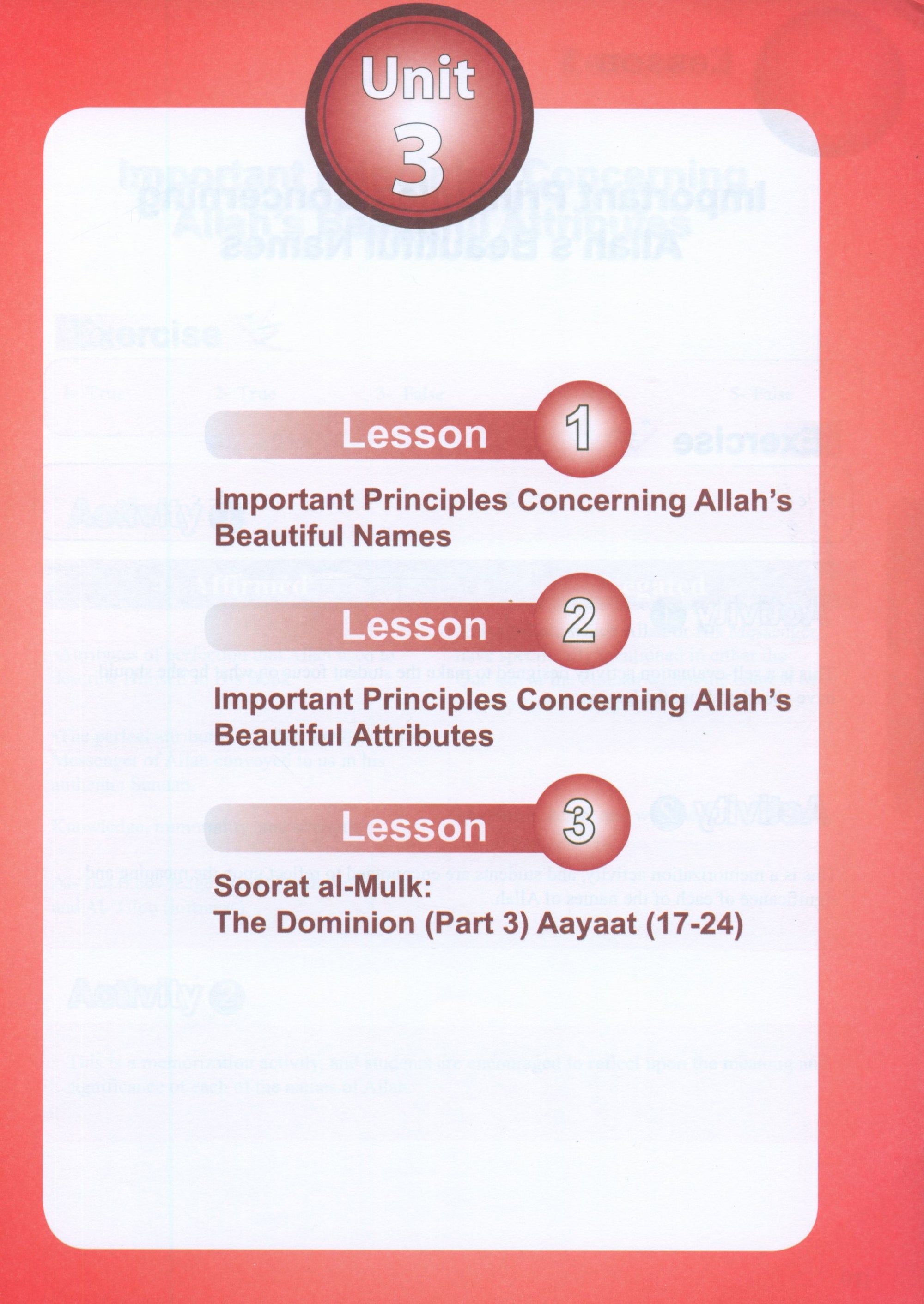 ICO Islamic Studies Teacher's Manual Level 9 Part 1