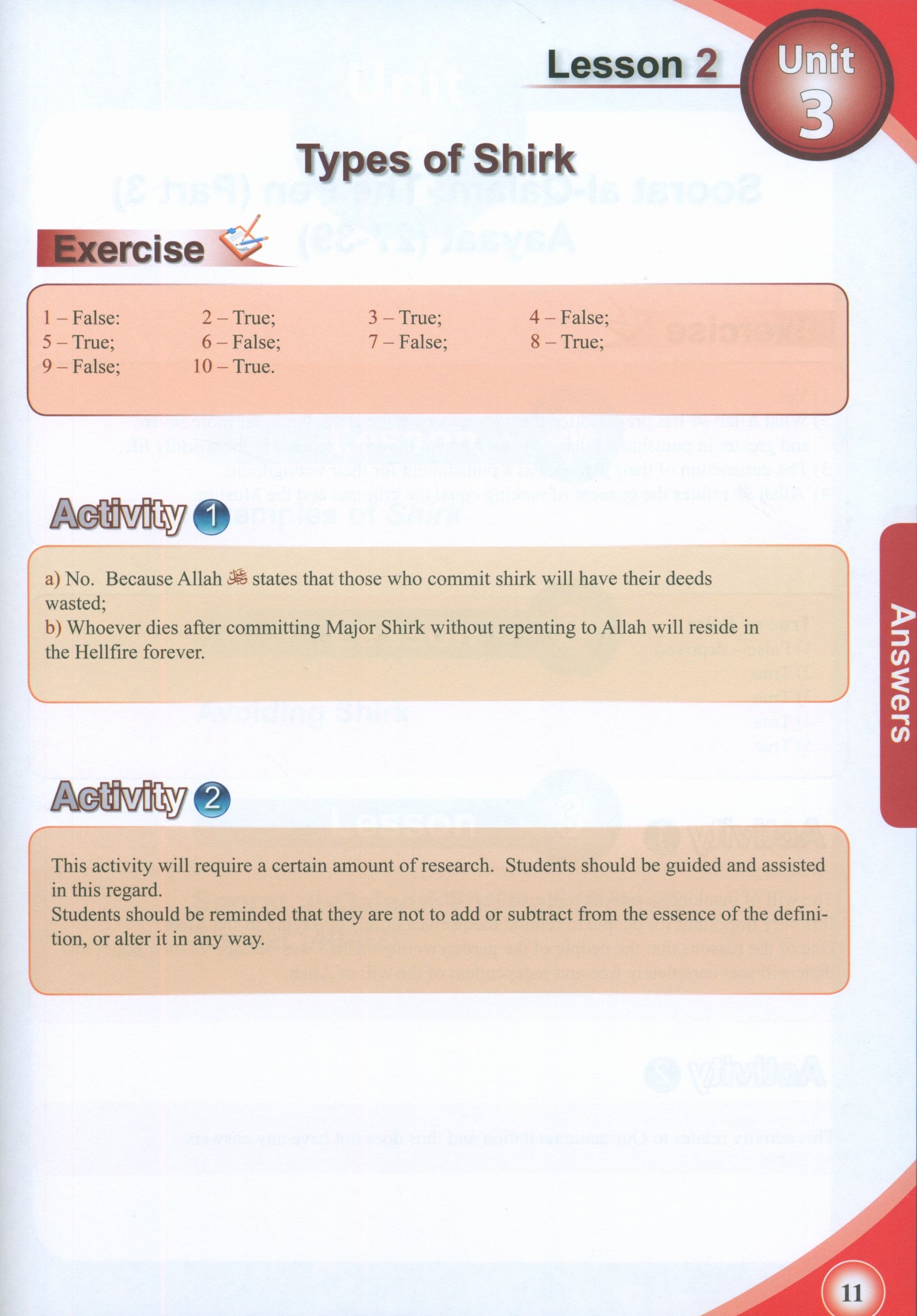 ICO Islamic Studies Teacher's Manual Level 8 Part 1