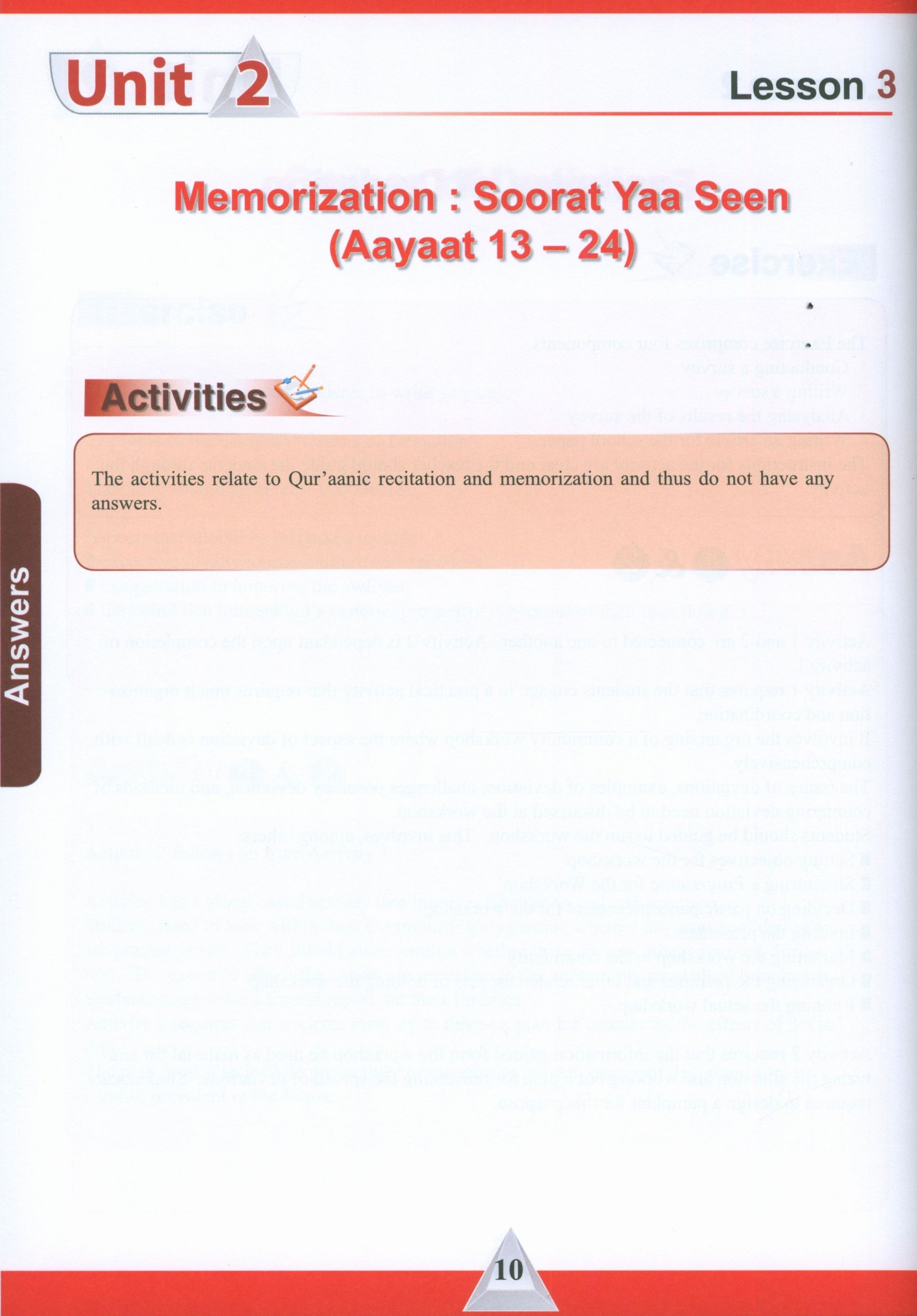 ICO Islamic Studies Teacher's Manual Level 10 Part 1