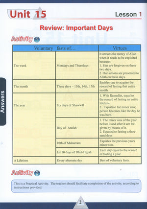 ICO Islamic Studies Teacher's Manual Level 11 Part 2