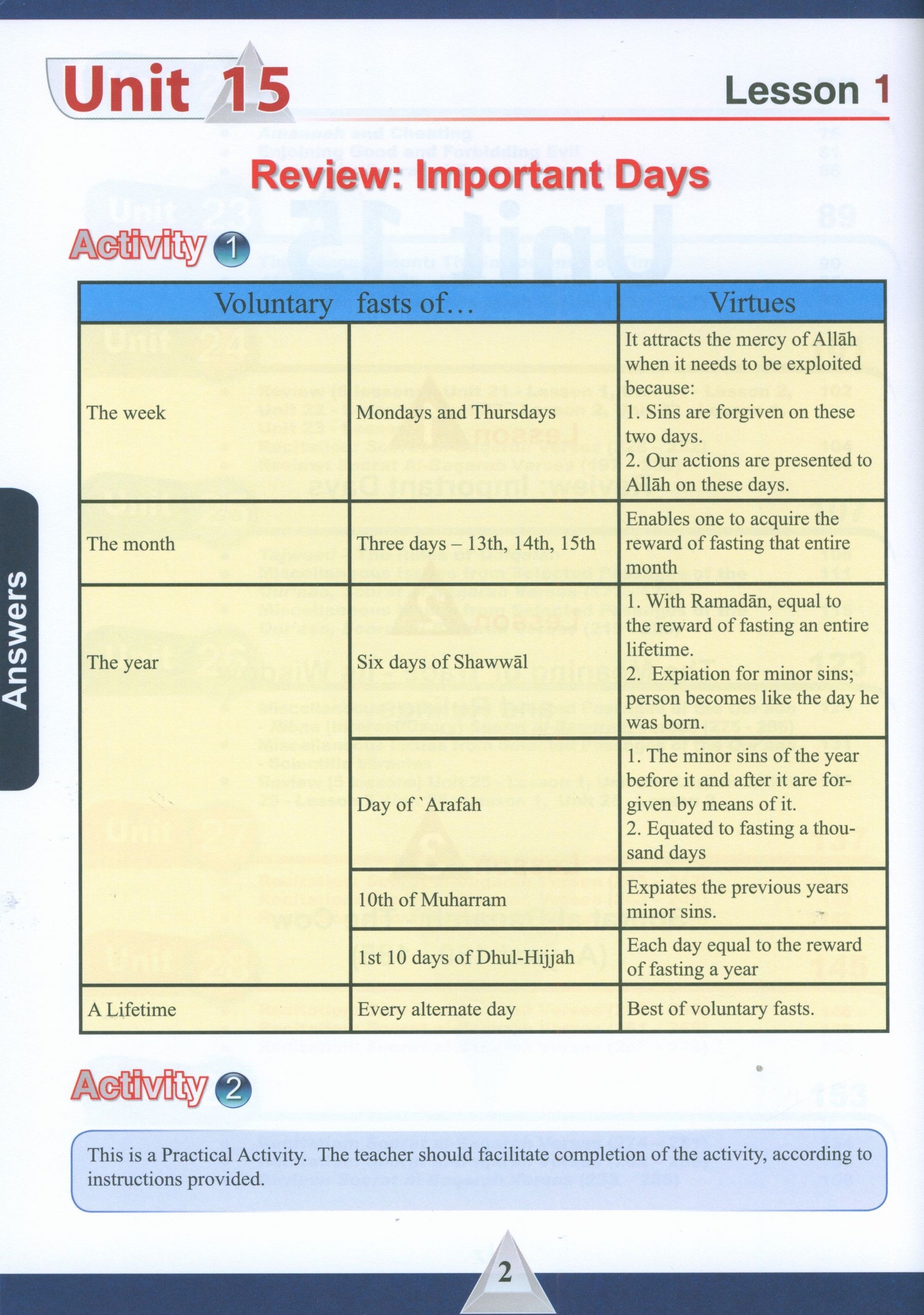 ICO Islamic Studies Teacher's Manual Level 11 Part 2