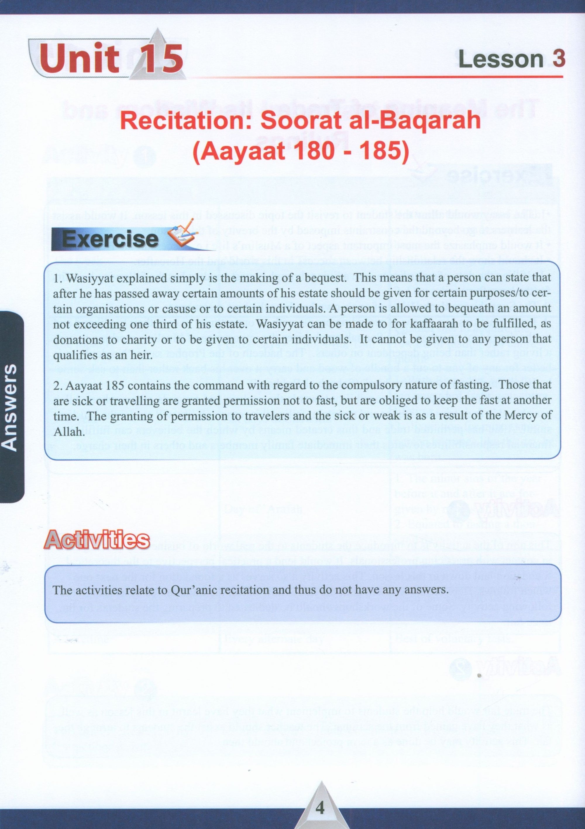 ICO Islamic Studies Teacher's Manual Level 11 Part 2