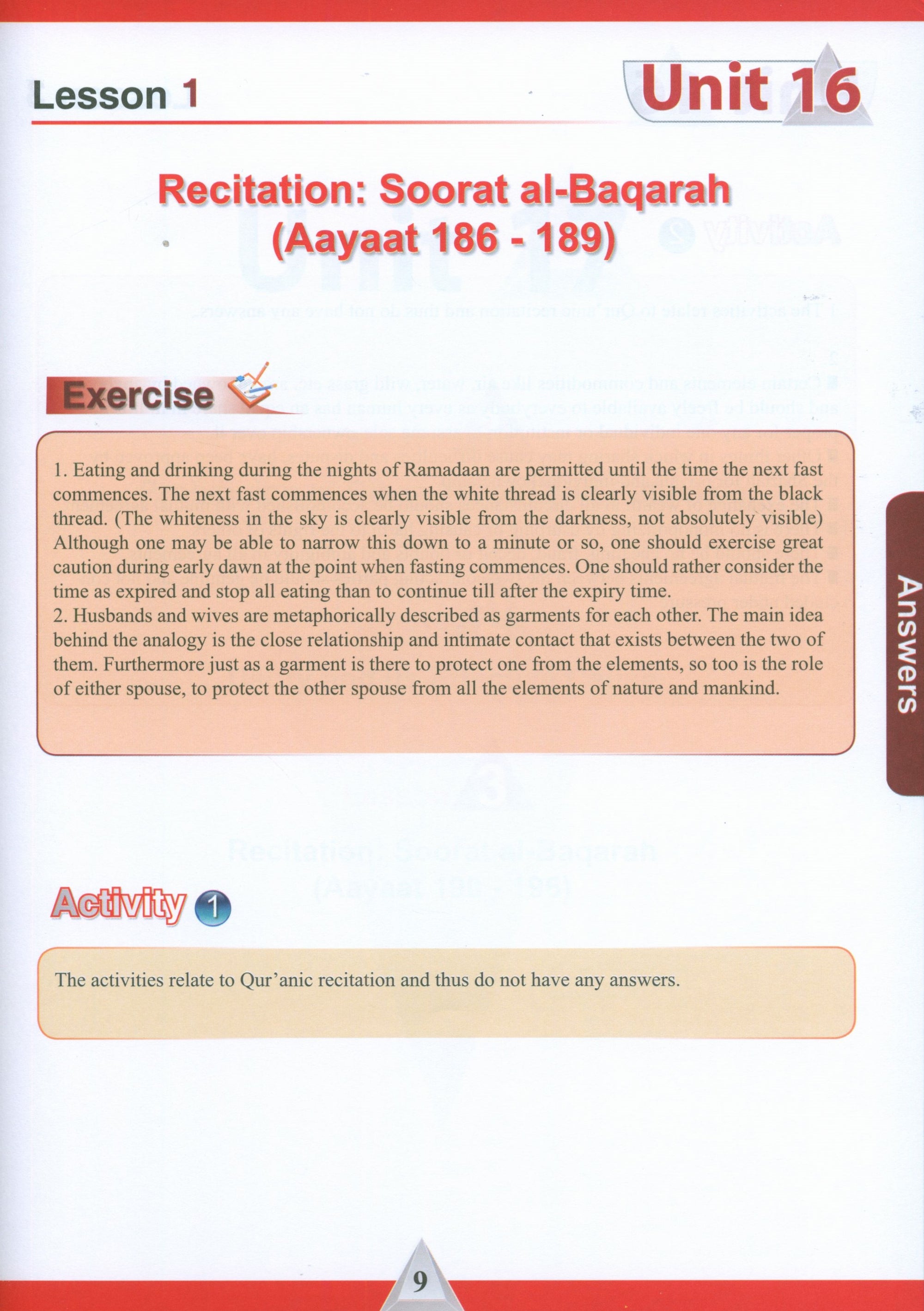 ICO Islamic Studies Teacher's Manual Level 11 Part 2