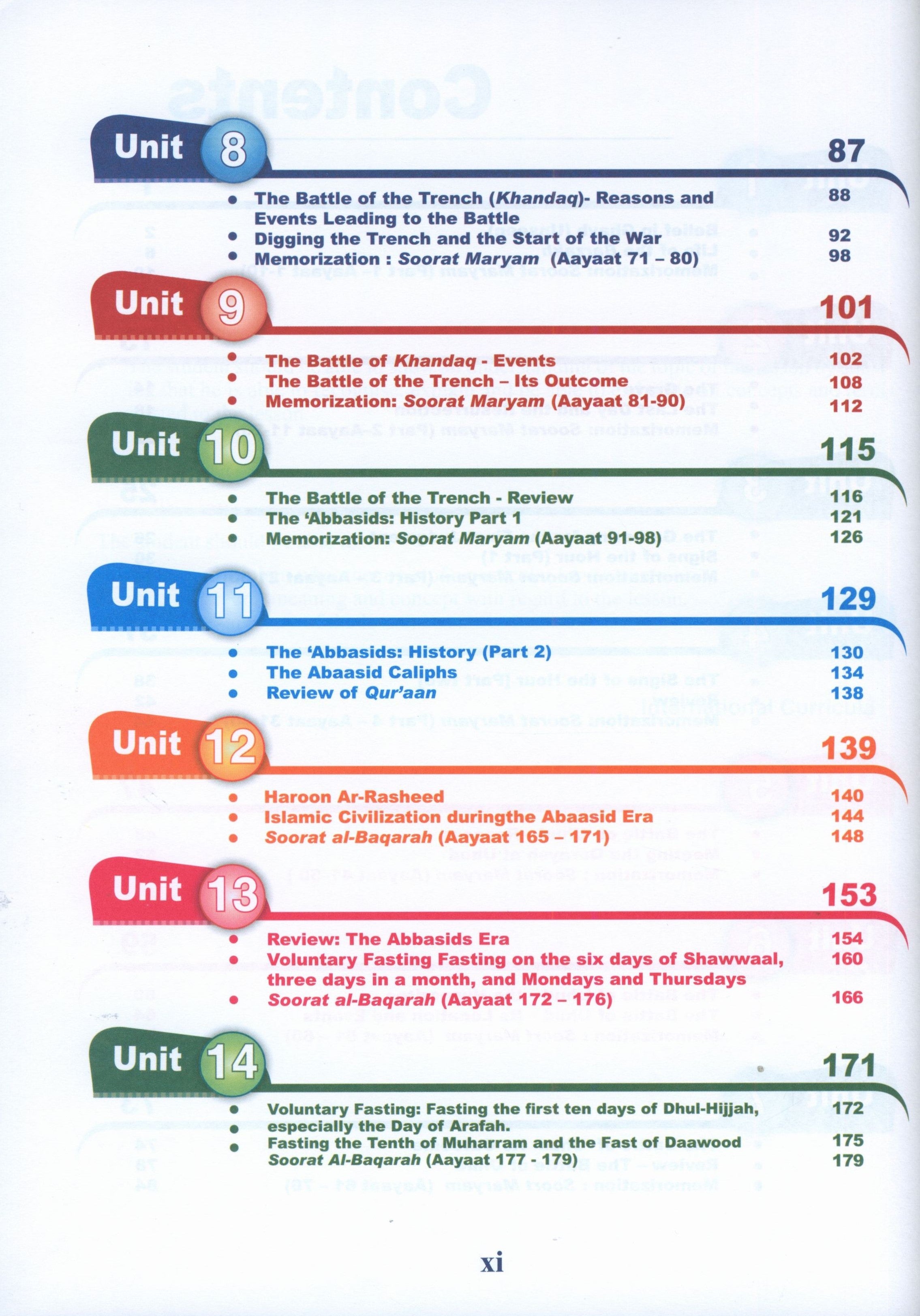 ICO Islamic Studies Teacher's Manual Level 11 Part 1