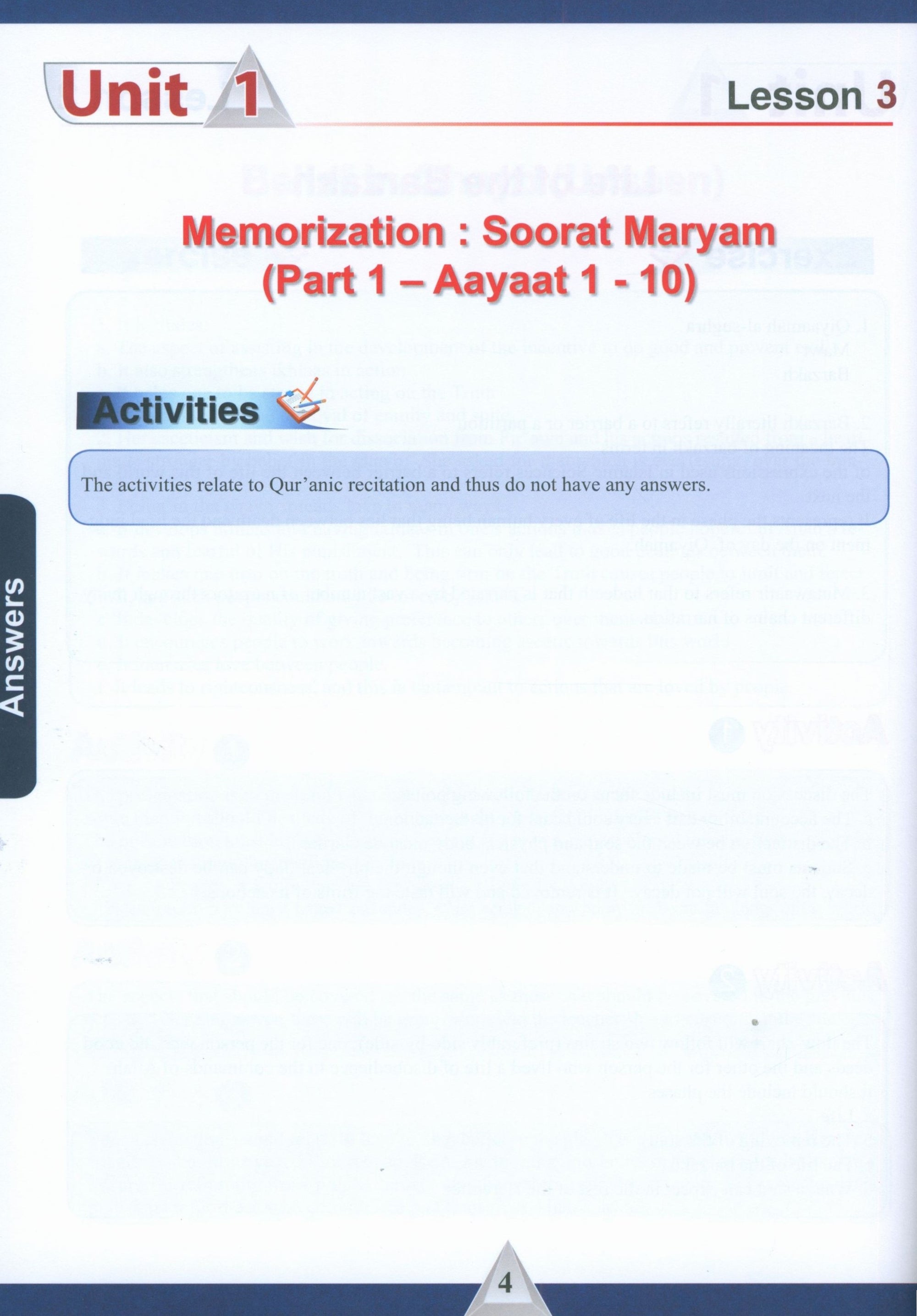 ICO Islamic Studies Teacher's Manual Level 11 Part 1