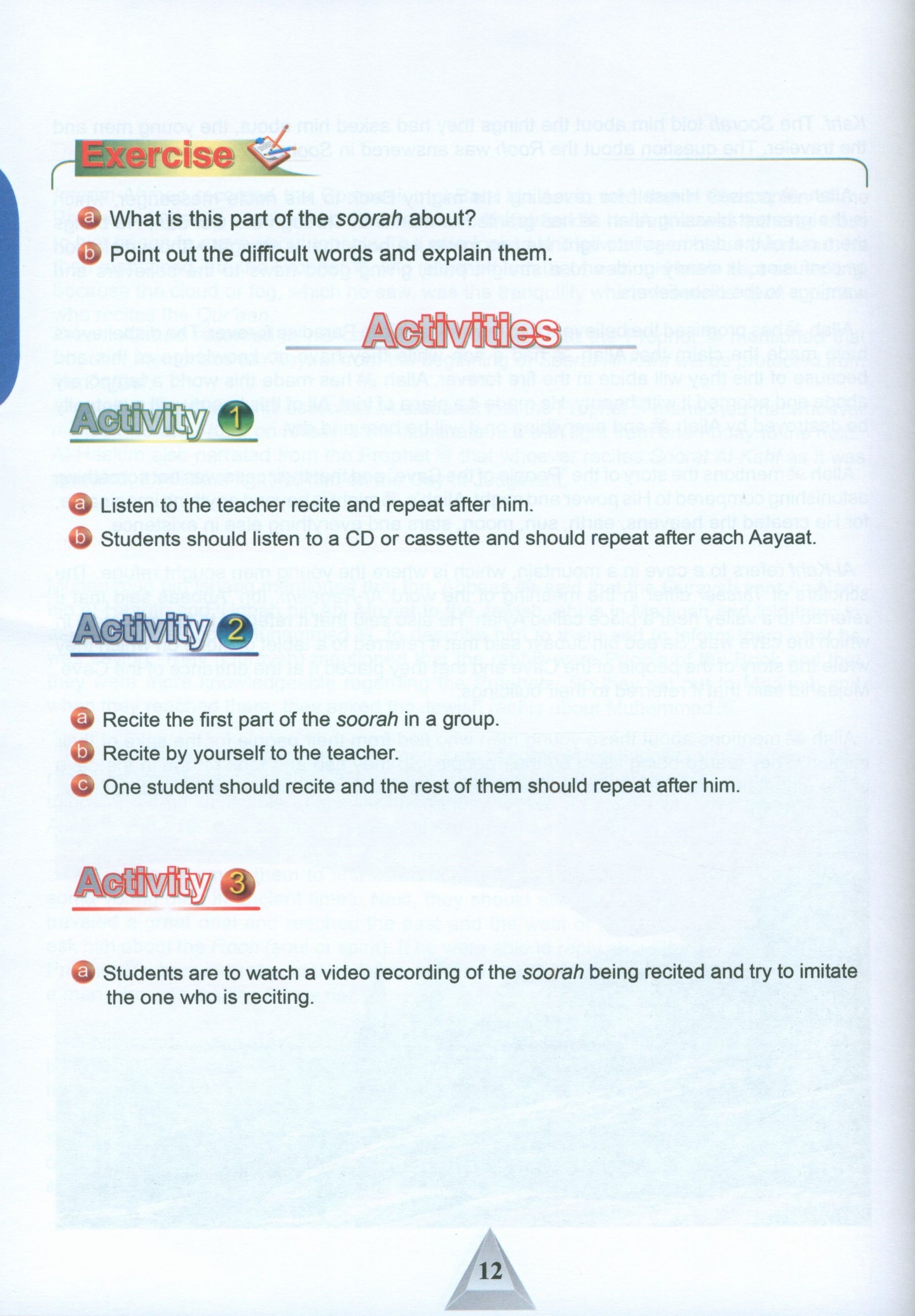 ICO Islamic Studies Textbook Level 12 Part 1