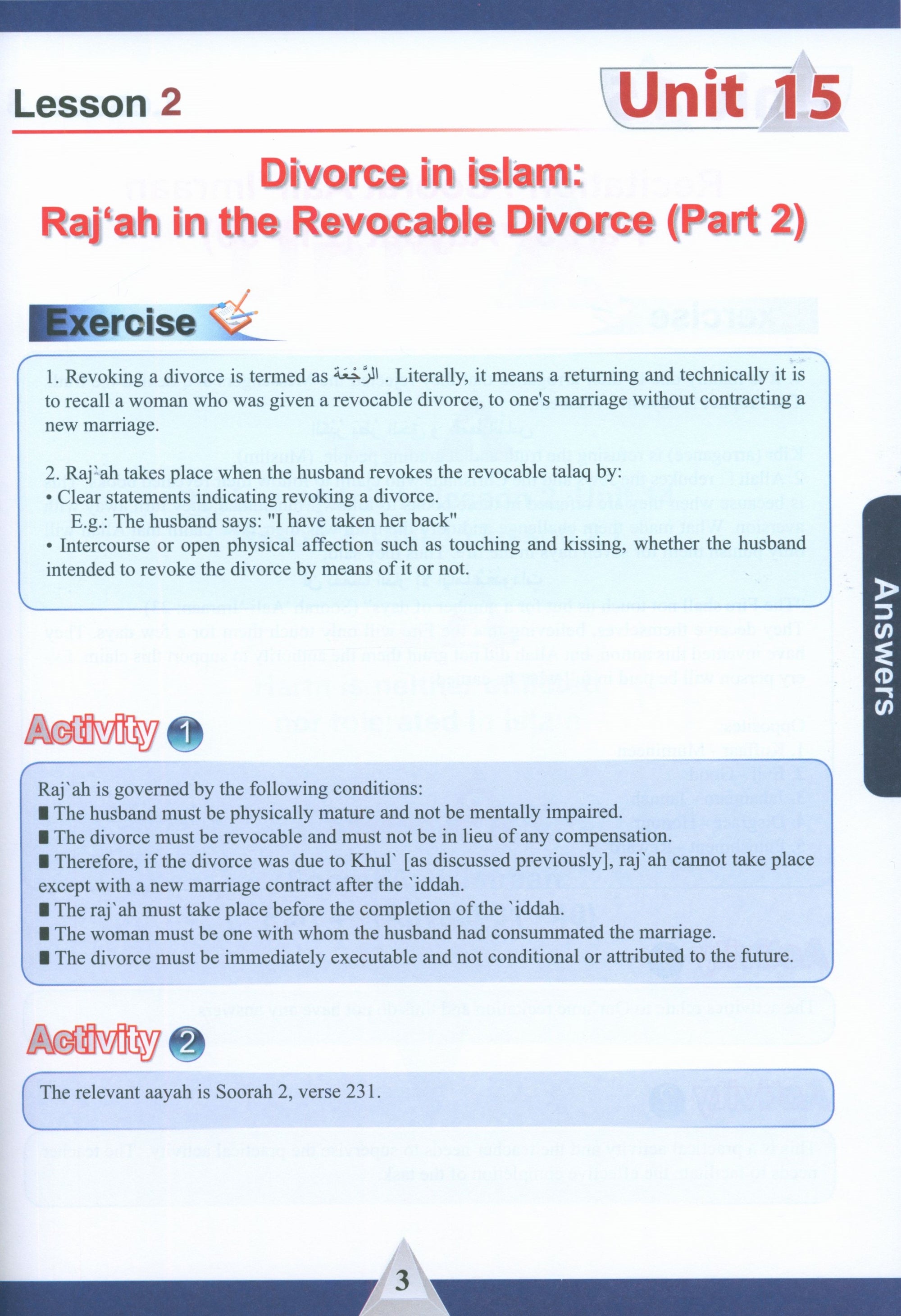 ICO Islamic Studies Teacher's Manual Level 12 Part 2