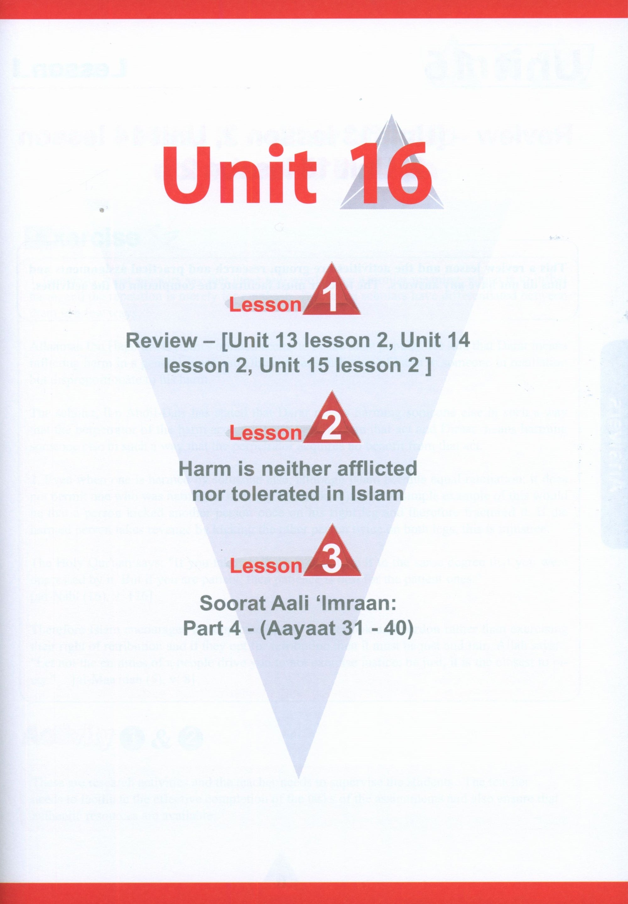 ICO Islamic Studies Teacher's Manual Level 12 Part 2