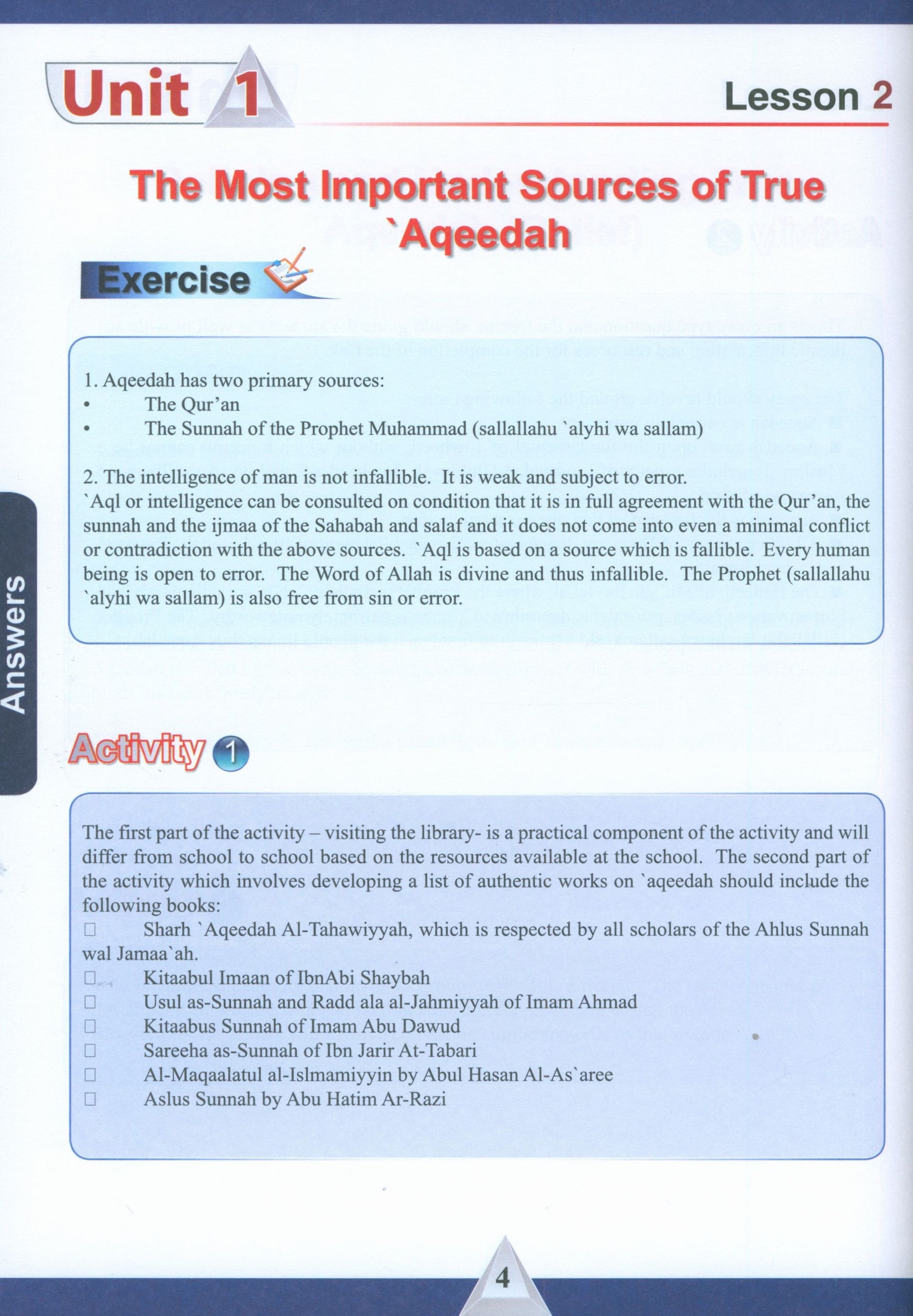 ICO Islamic Studies Teacher's Manual Level 12 Part 1