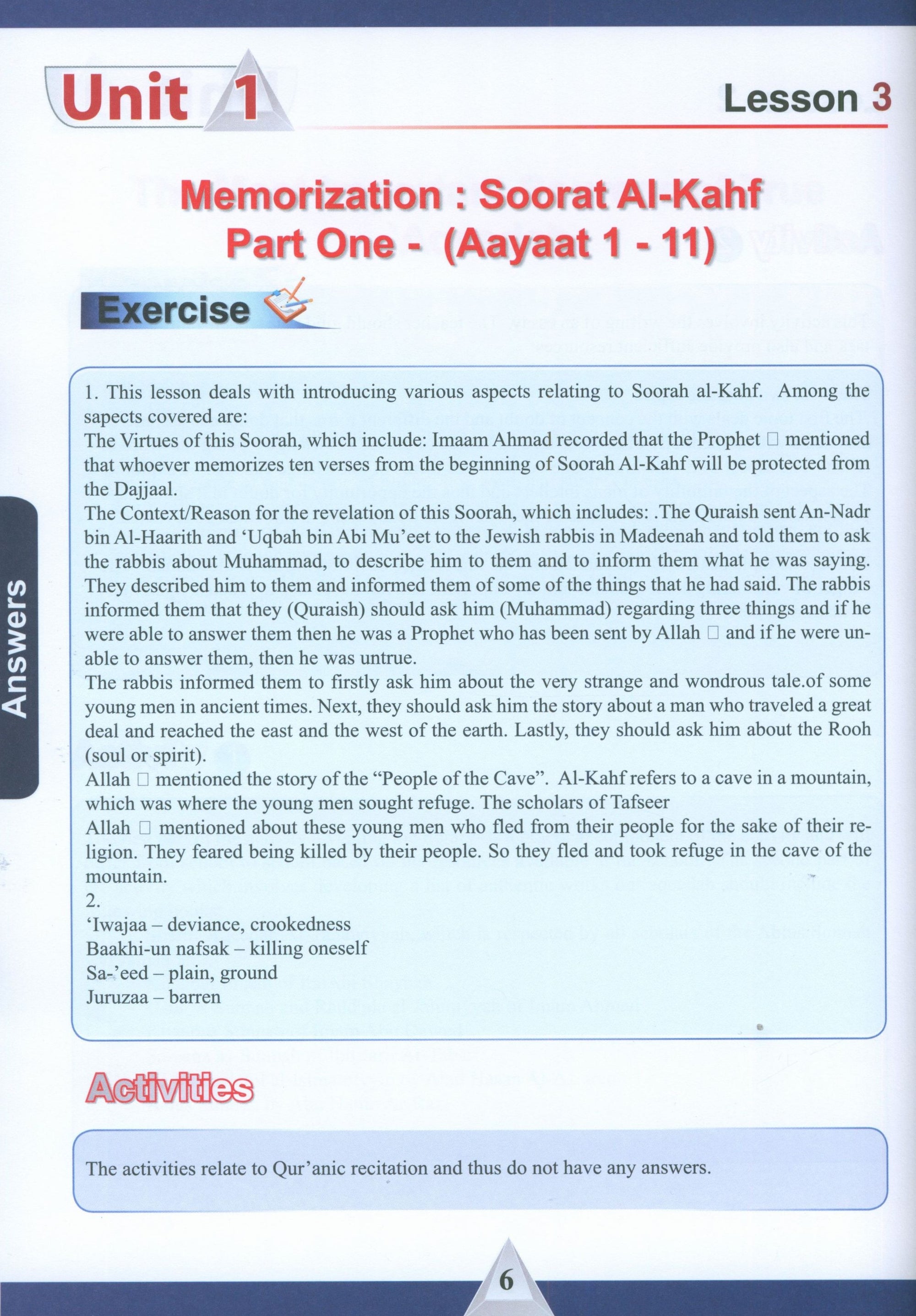 ICO Islamic Studies Teacher's Manual Level 12 Part 1