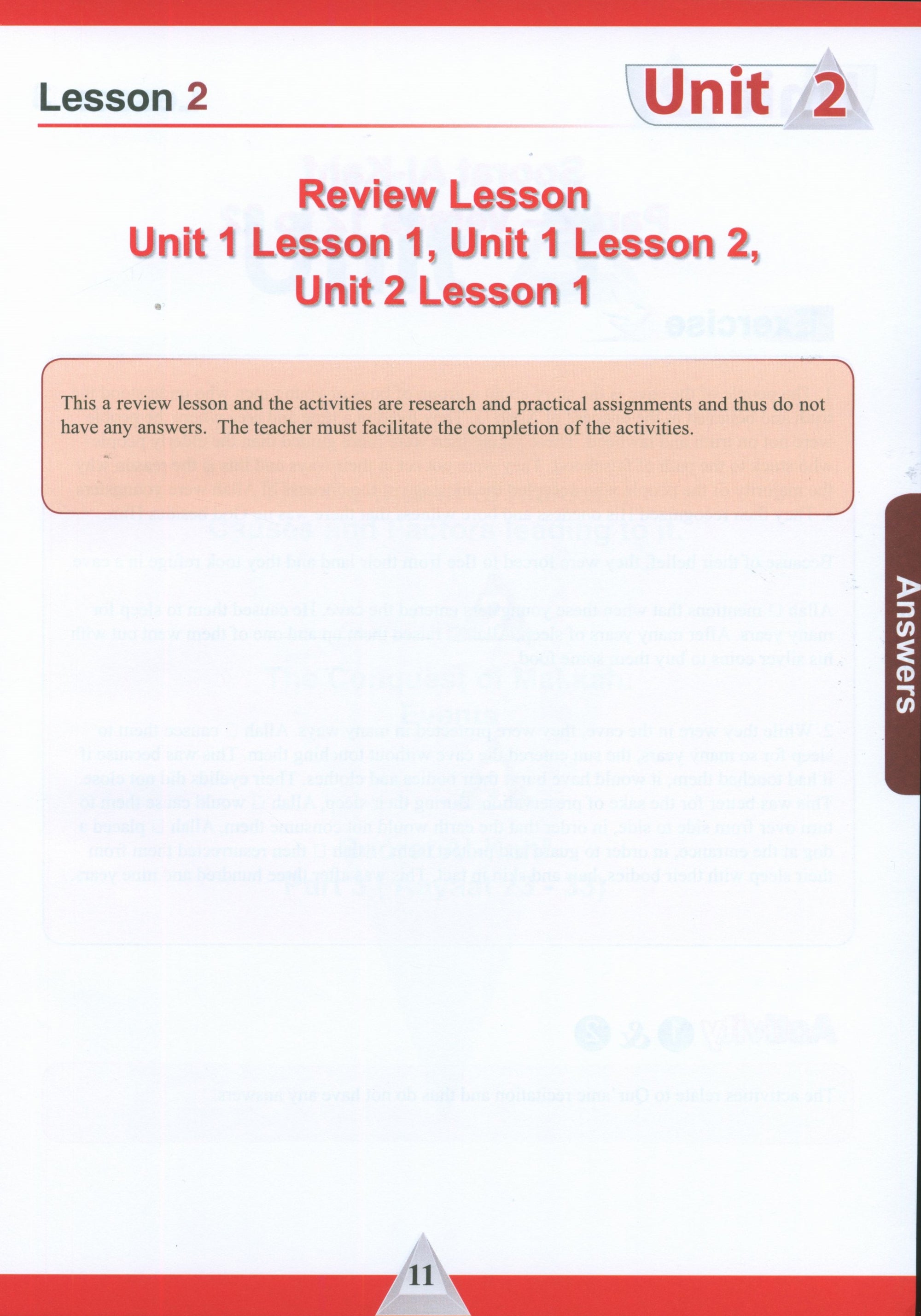 ICO Islamic Studies Teacher's Manual Level 12 Part 1