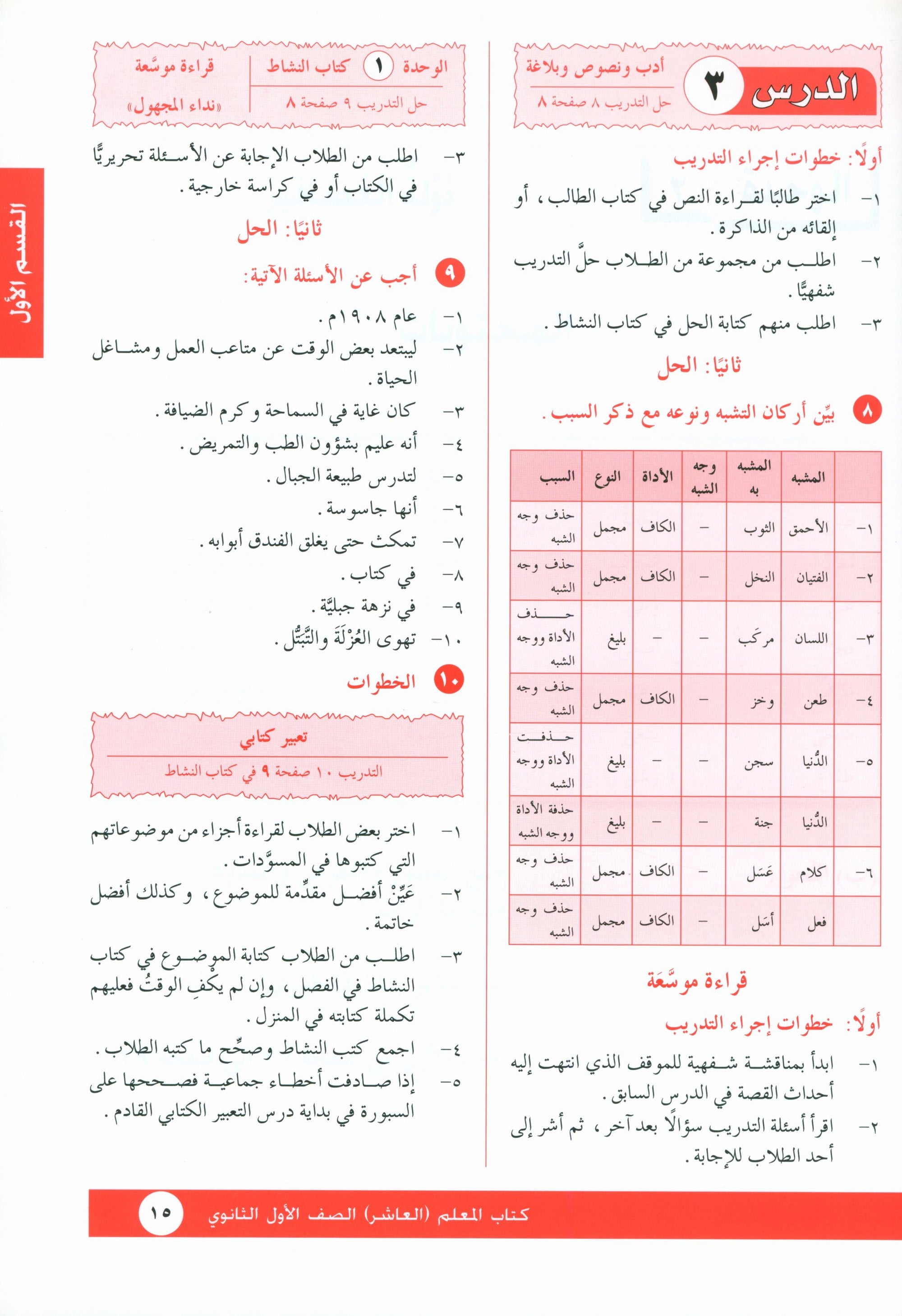 I Love Arabic Teacher Book Level 10 أحب العربية