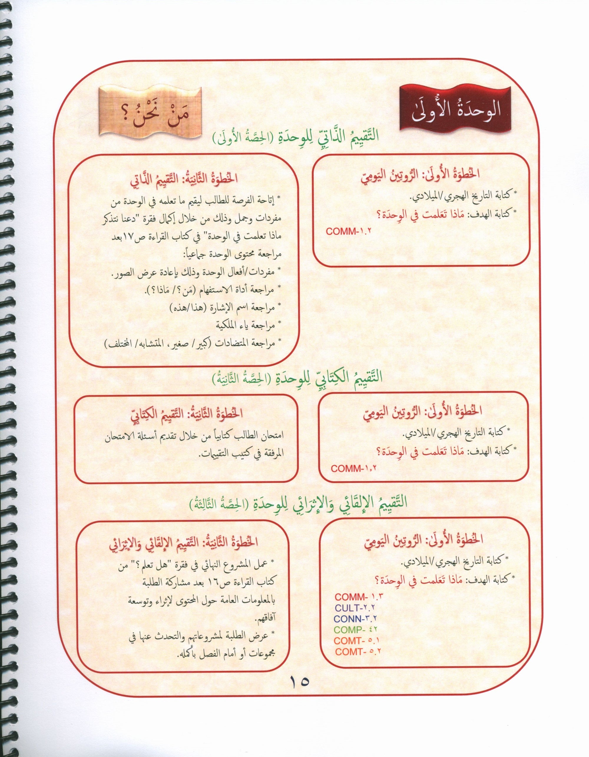 Our Language Is Our Pride Teacher's Guide Level 1 لغتنا فخرنا