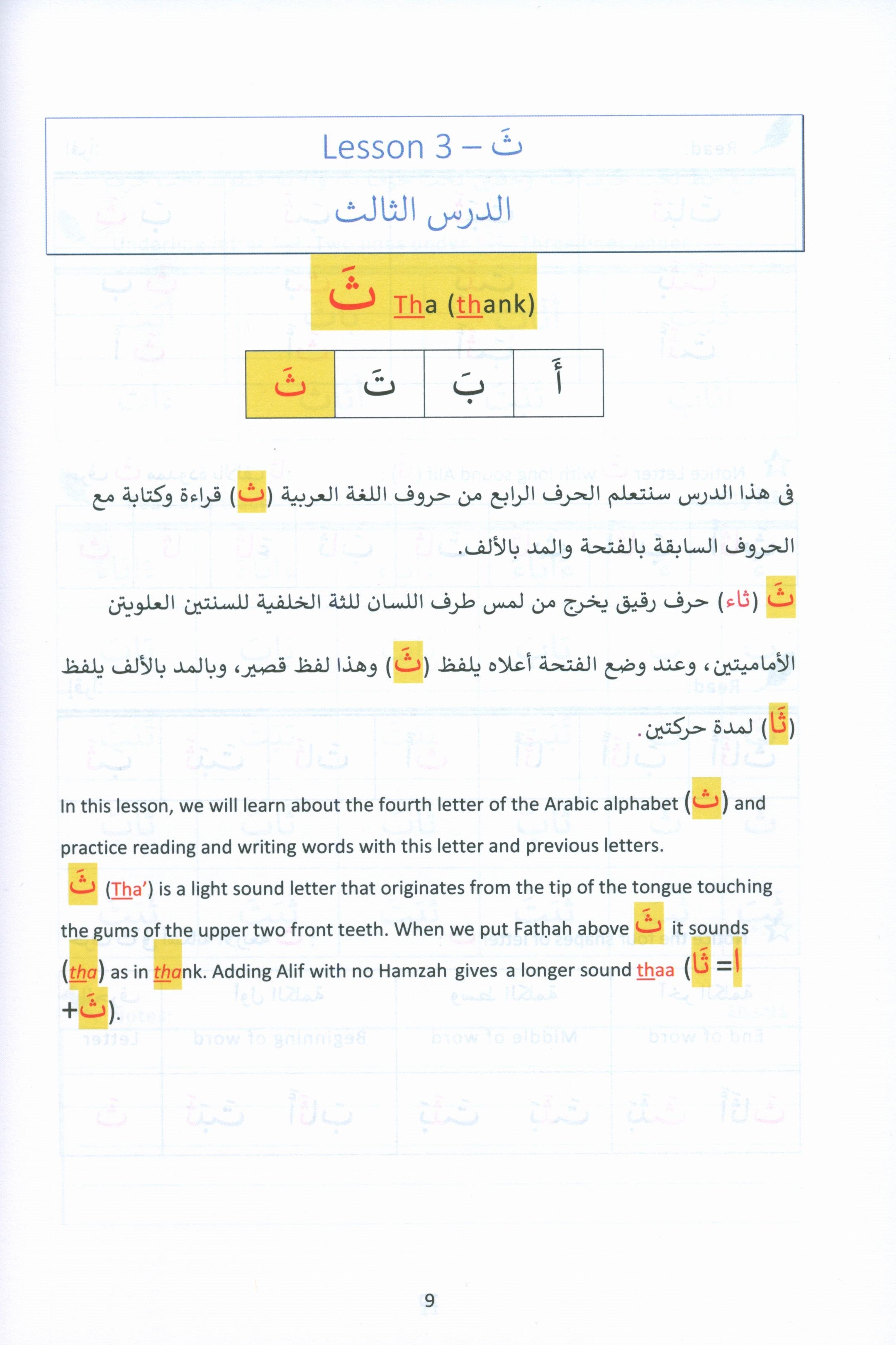 The Art of Reading Arabic: Part 1 فن قراءة العربية : الجزء الأول