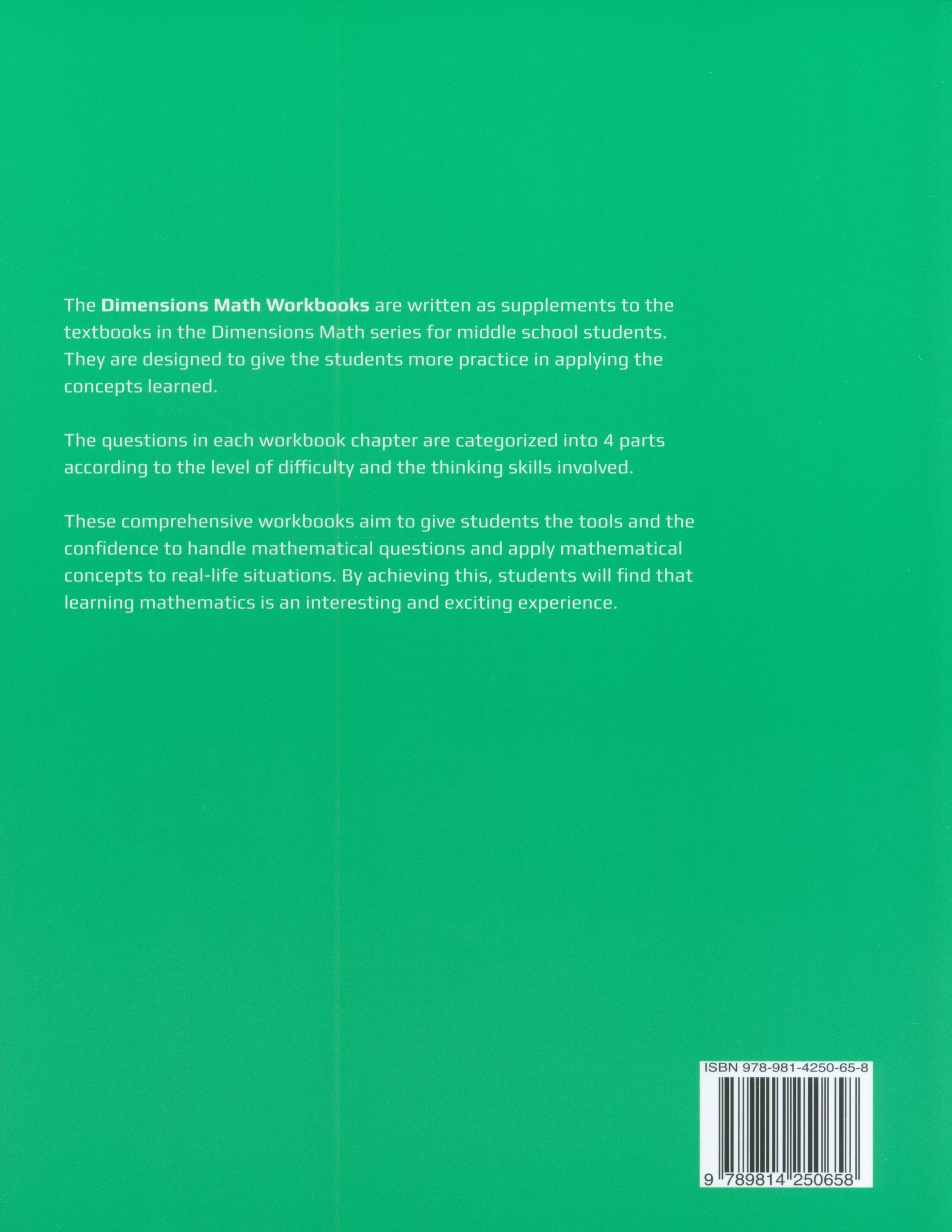 Dimensions Math Workbook 8B