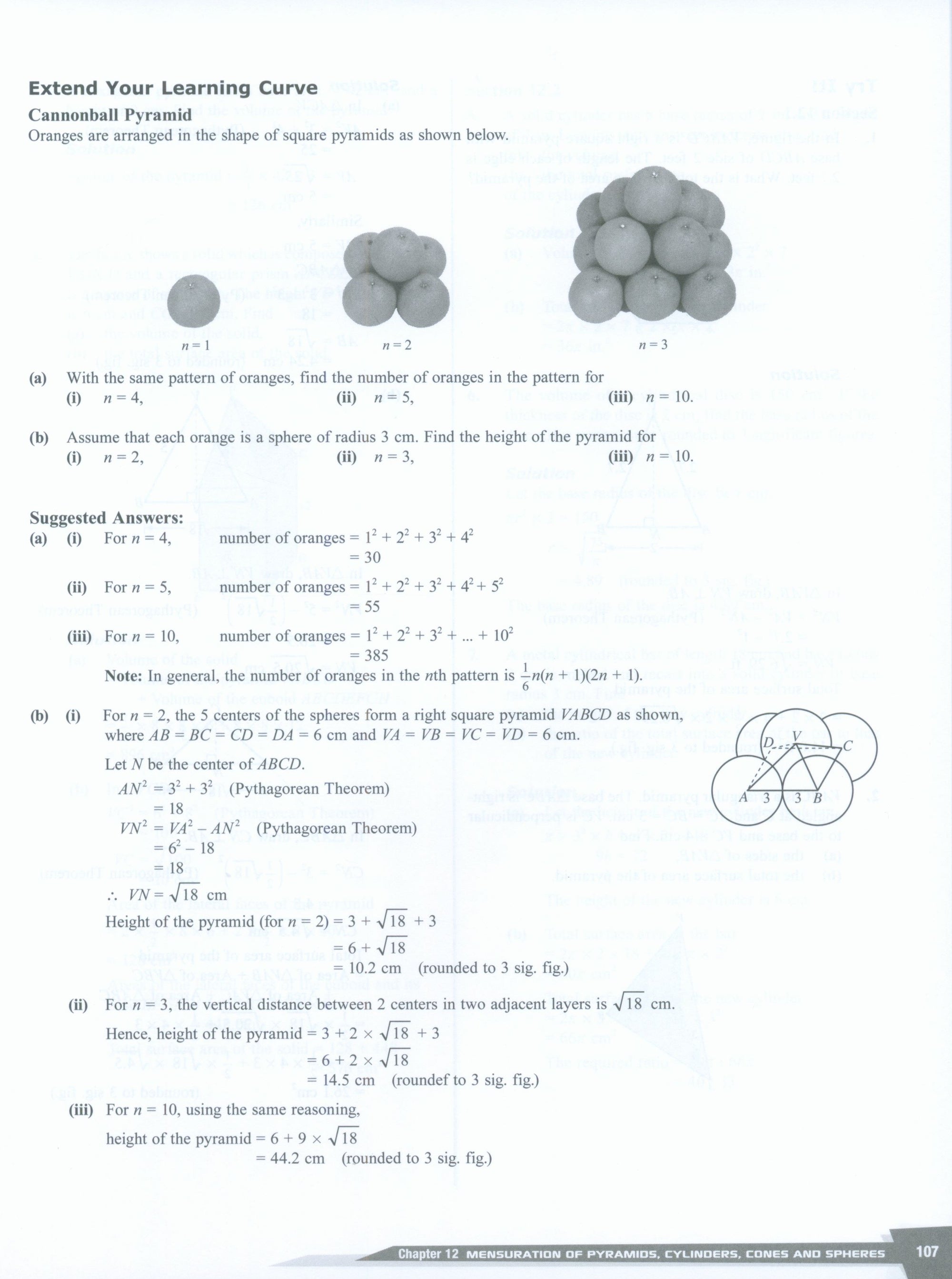 Dimensions Math Teaching Notes and Solutions 8B