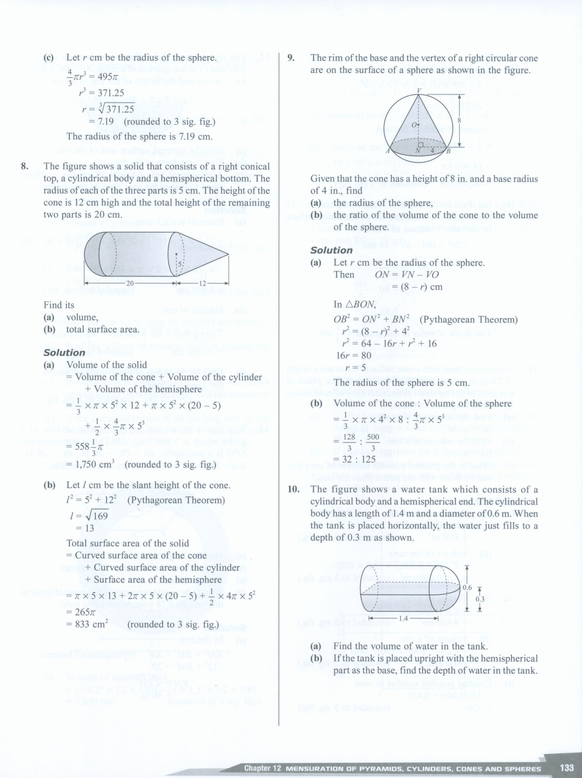Dimensions Math Teaching Notes and Solutions 8B