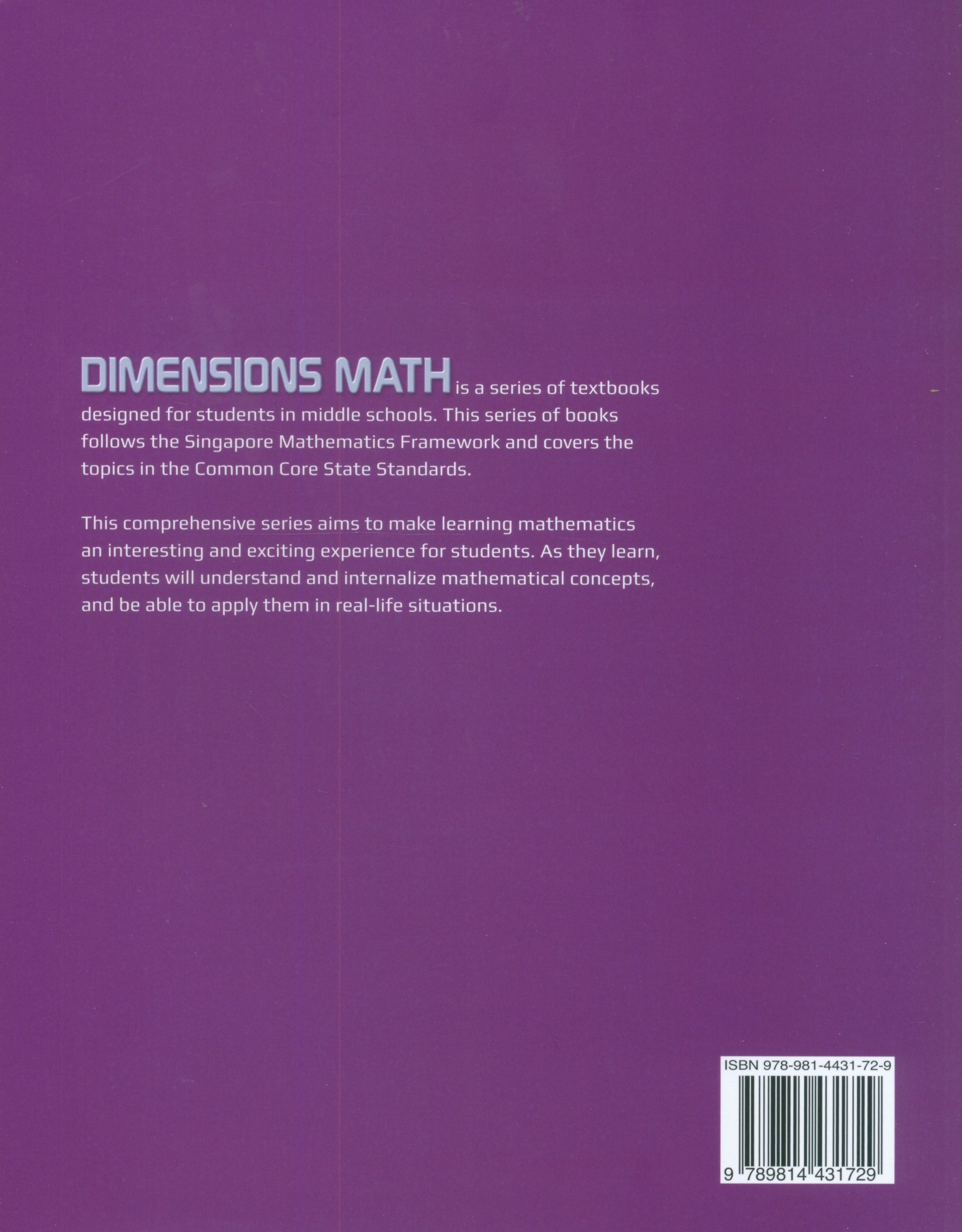 Dimensions Math Textbook 7A