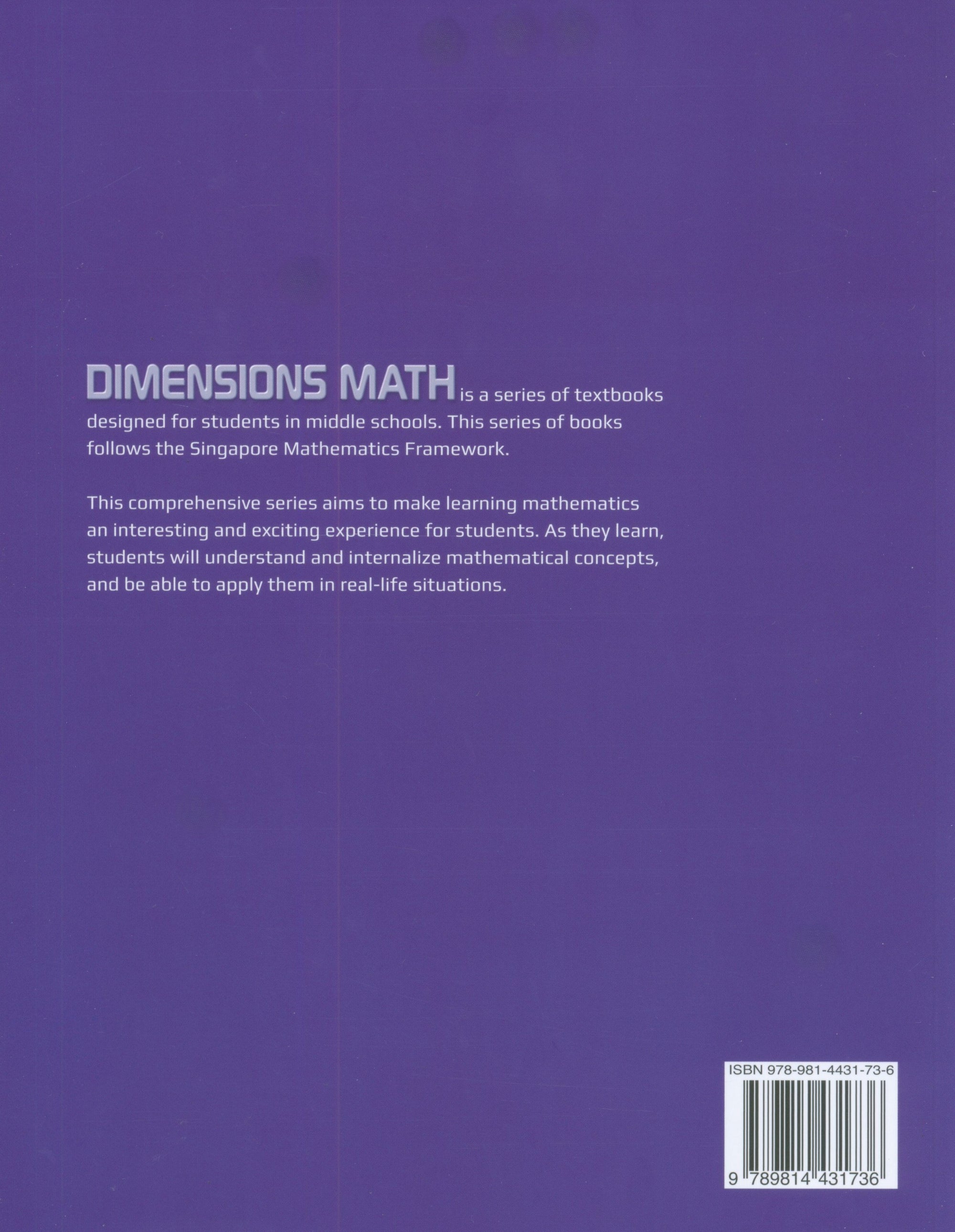 Dimensions Math Textbook 7B