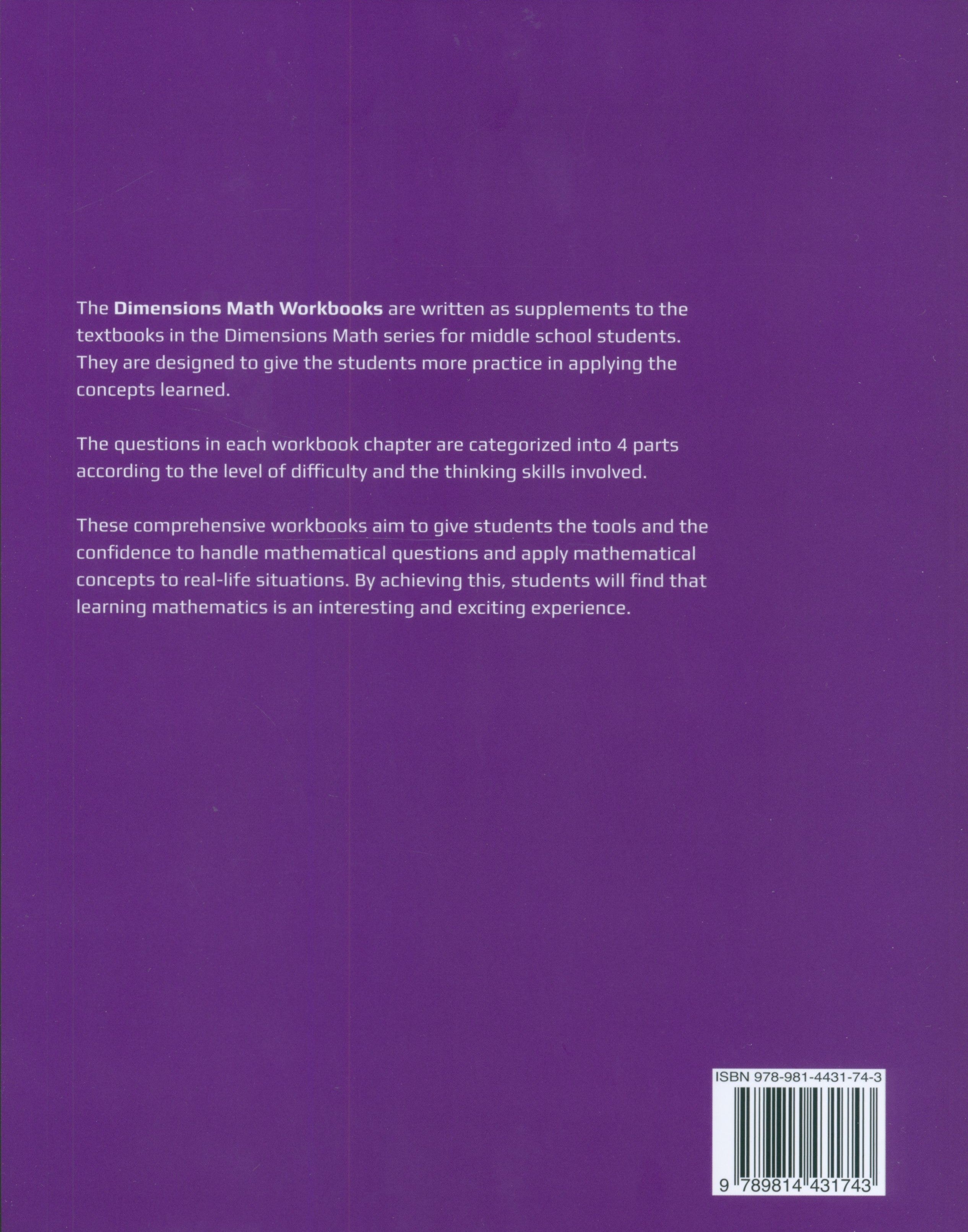Dimensions Math Workbook 7A
