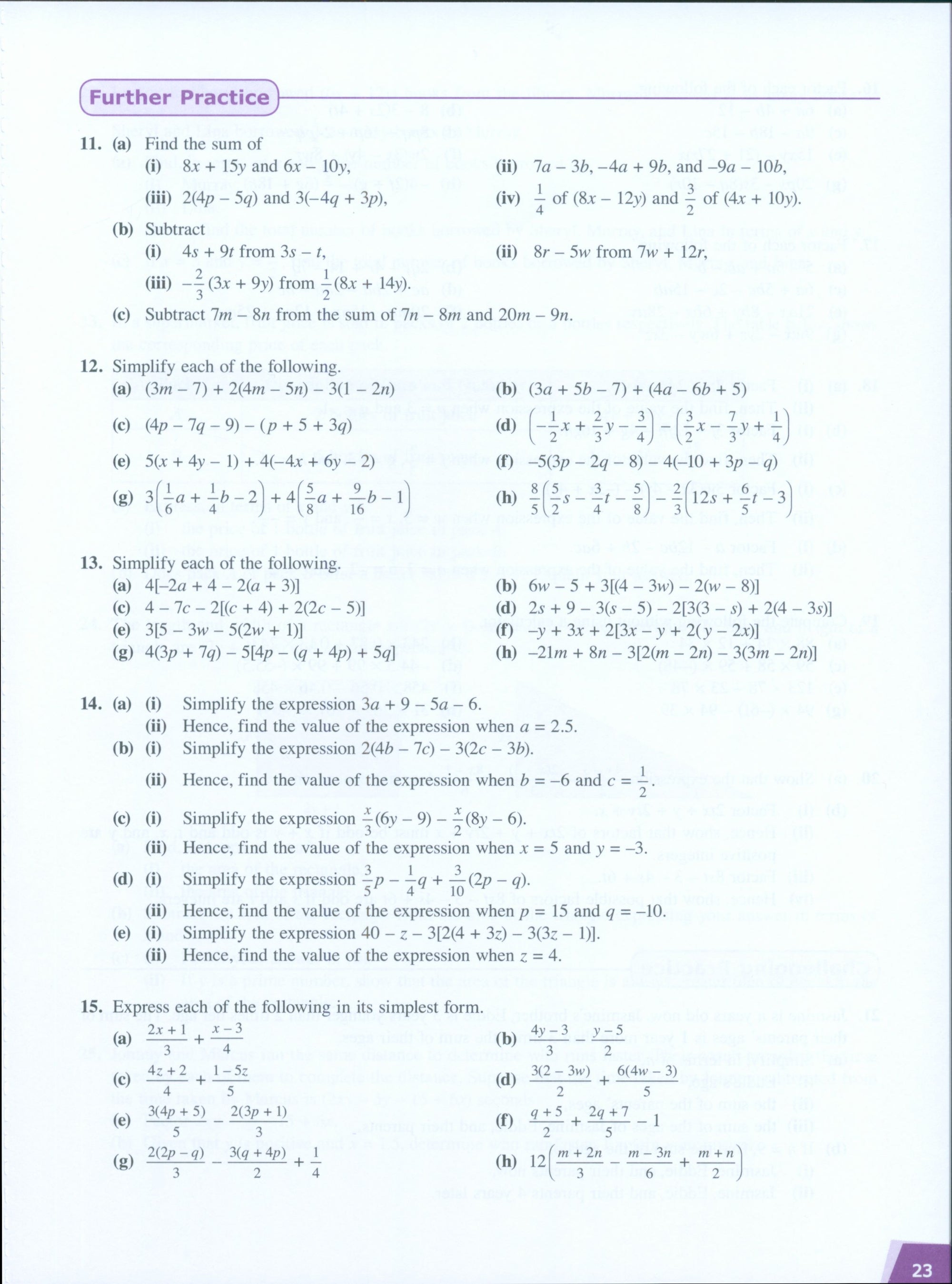Dimensions Math Workbook 7A