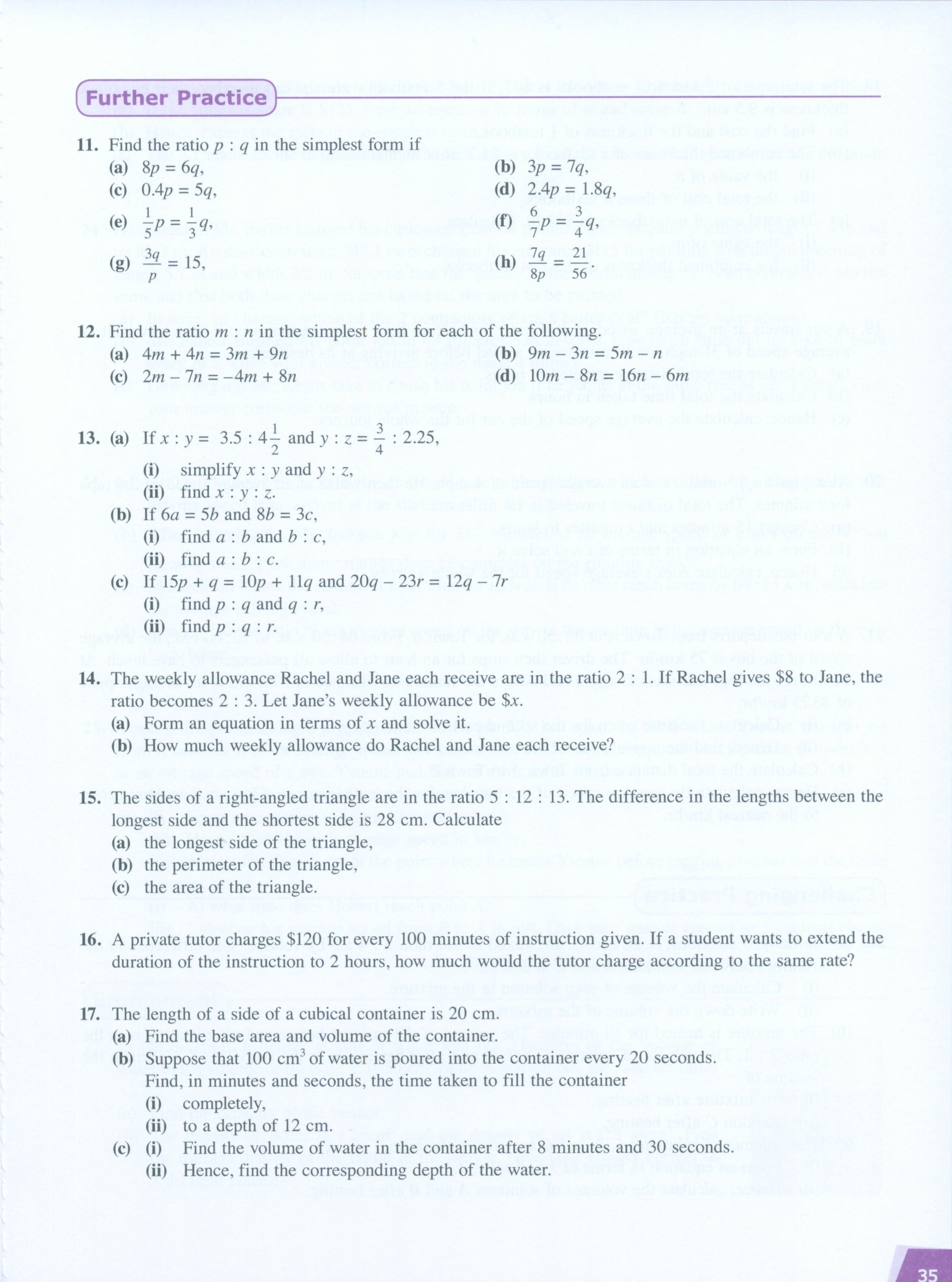 Dimensions Math Workbook 7A
