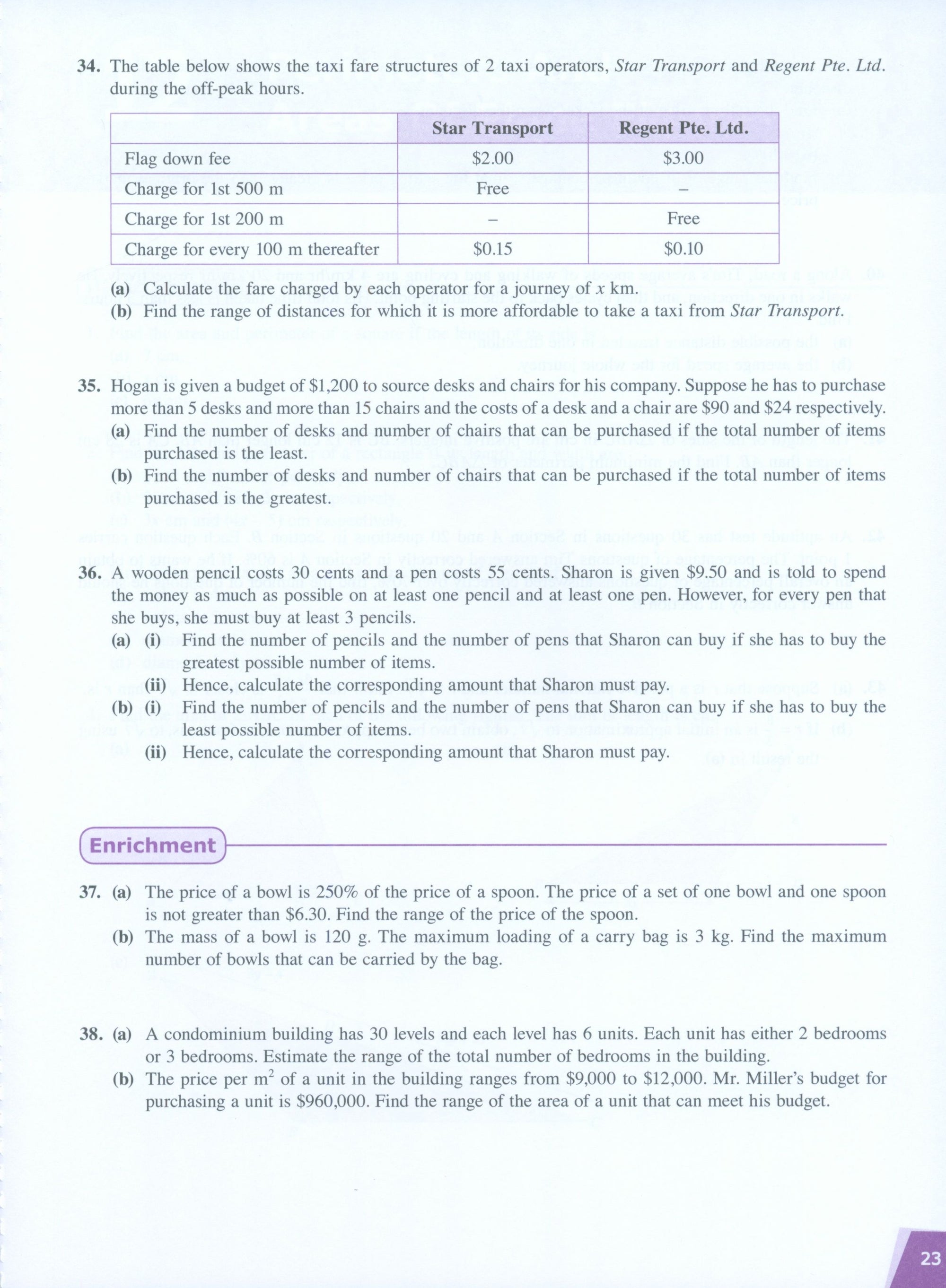 Dimensions Math Workbook 7B