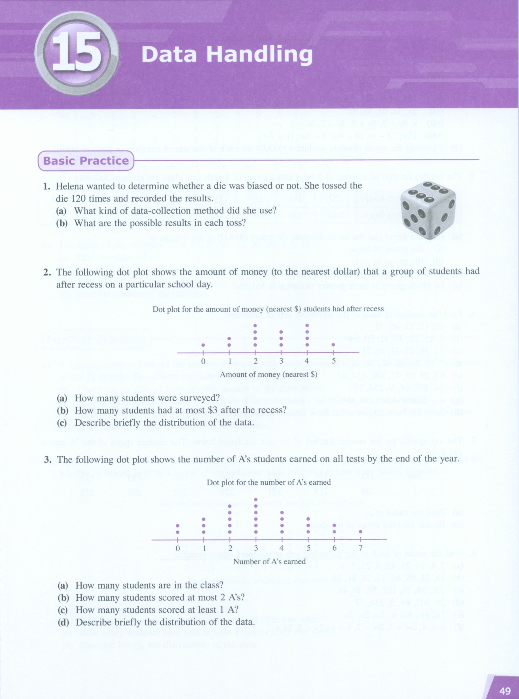 Dimensions Math Workbook 7B