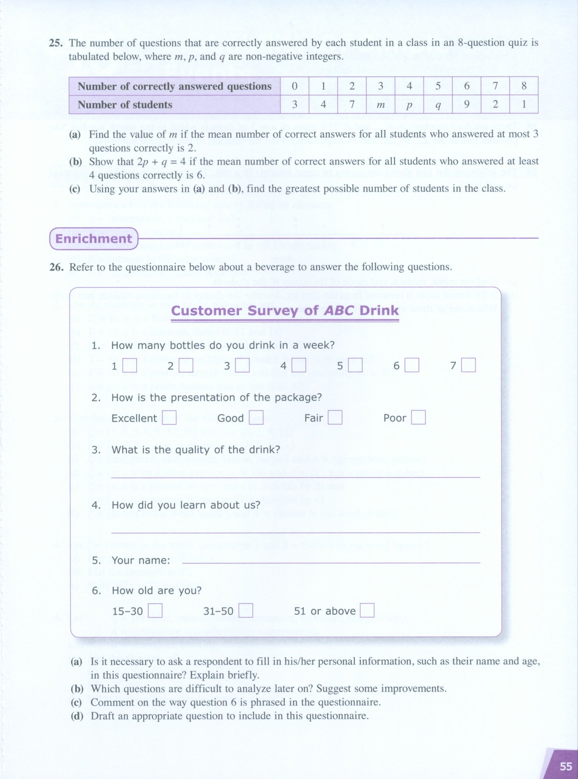 Dimensions Math Workbook 7B