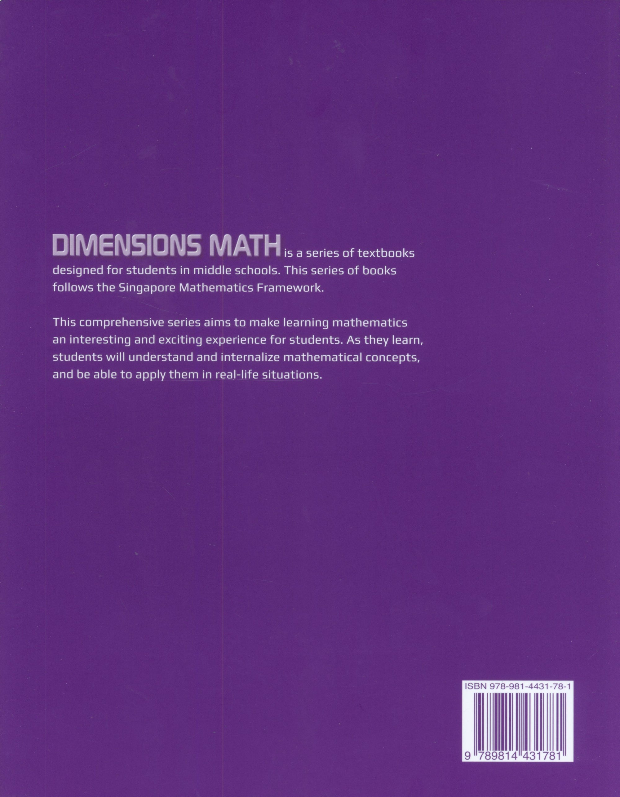 Dimensions Math Teaching Notes and Solutions 7A