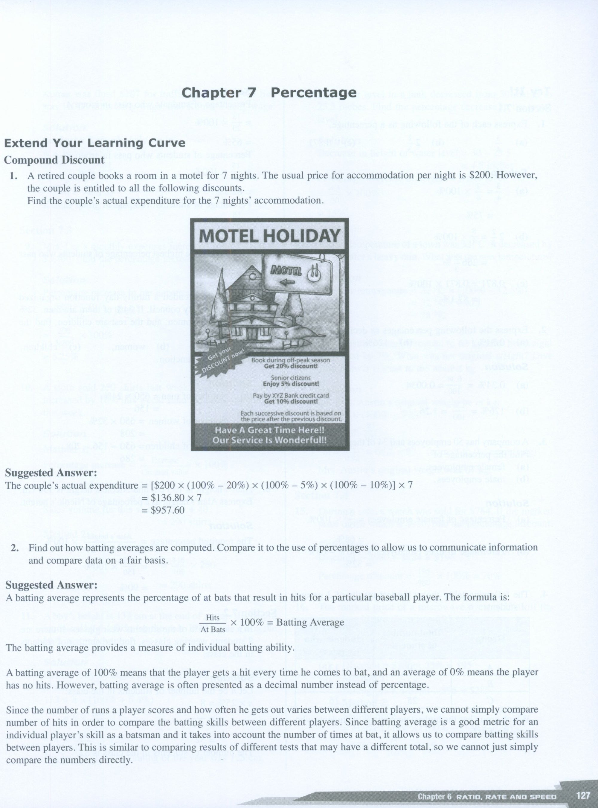 Dimensions Math Teaching Notes and Solutions 7A